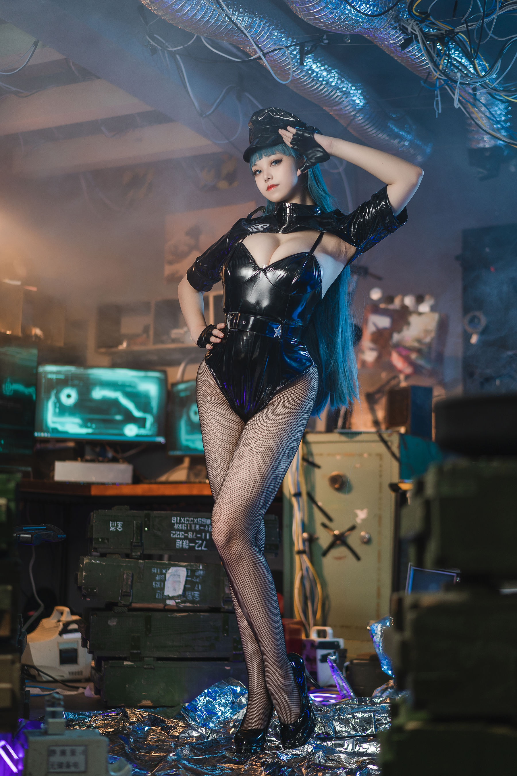 萌系小姐姐蜜汁猫裘 - 女警2-图9