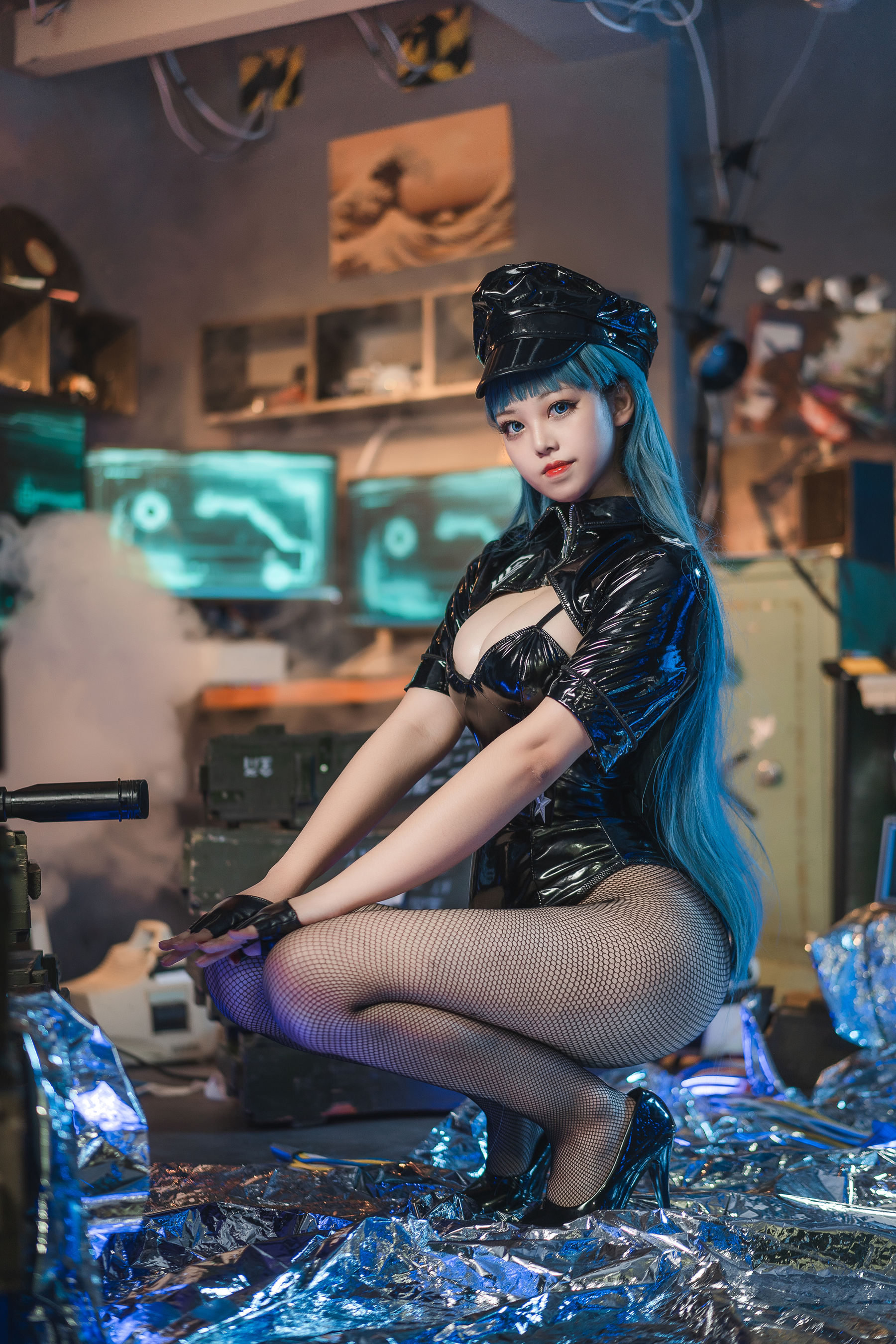 萌系小姐姐蜜汁猫裘 - 女警2-图19