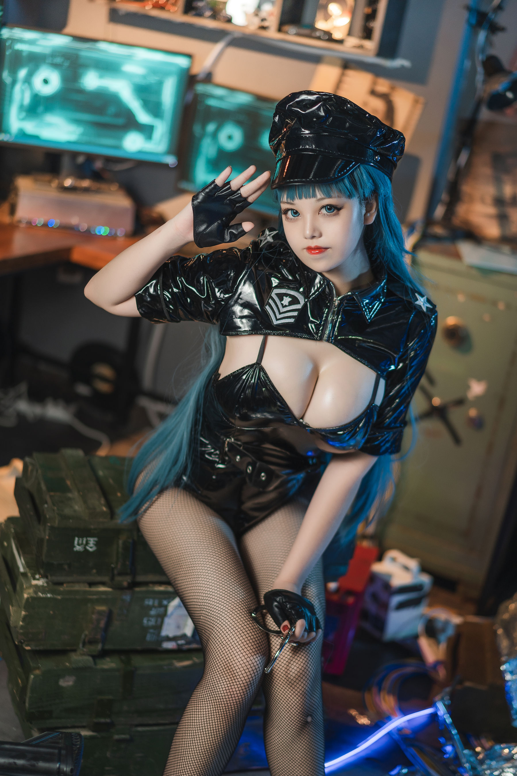 萌系小姐姐蜜汁猫裘 - 女警2-图28