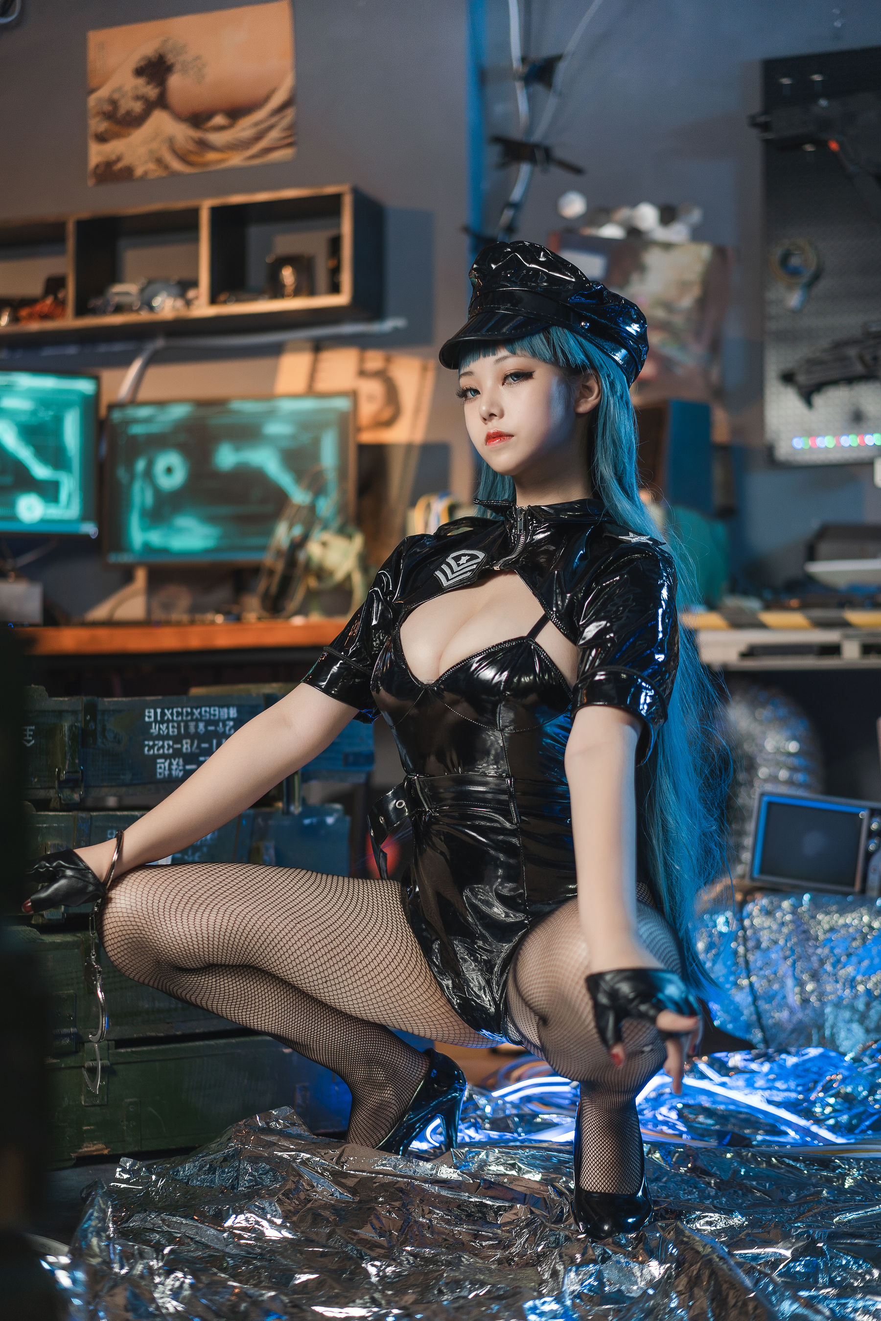 萌系小姐姐蜜汁猫裘 - 女警2-图38