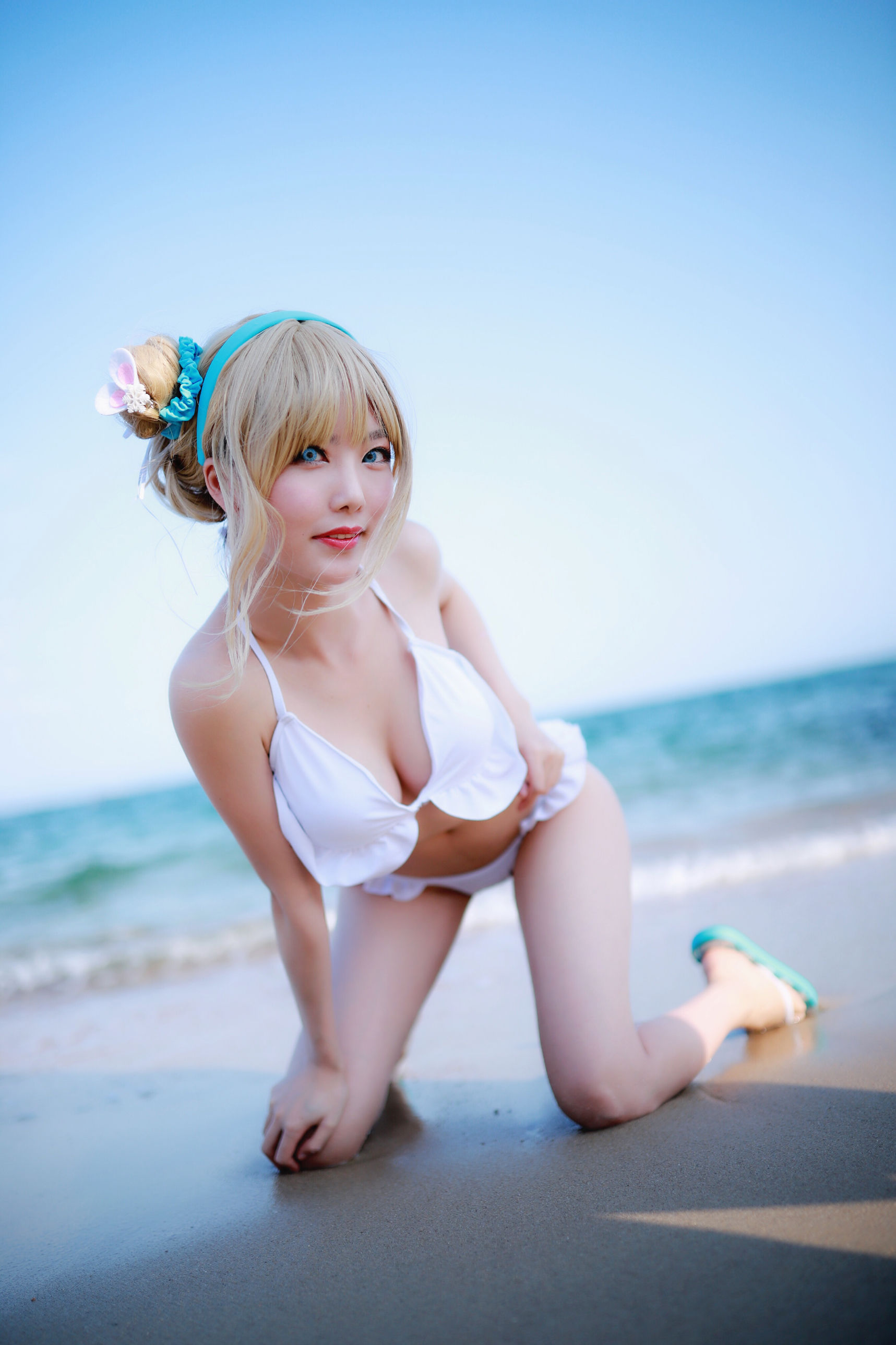 抖娘-利世图集 - 海边索米-图9