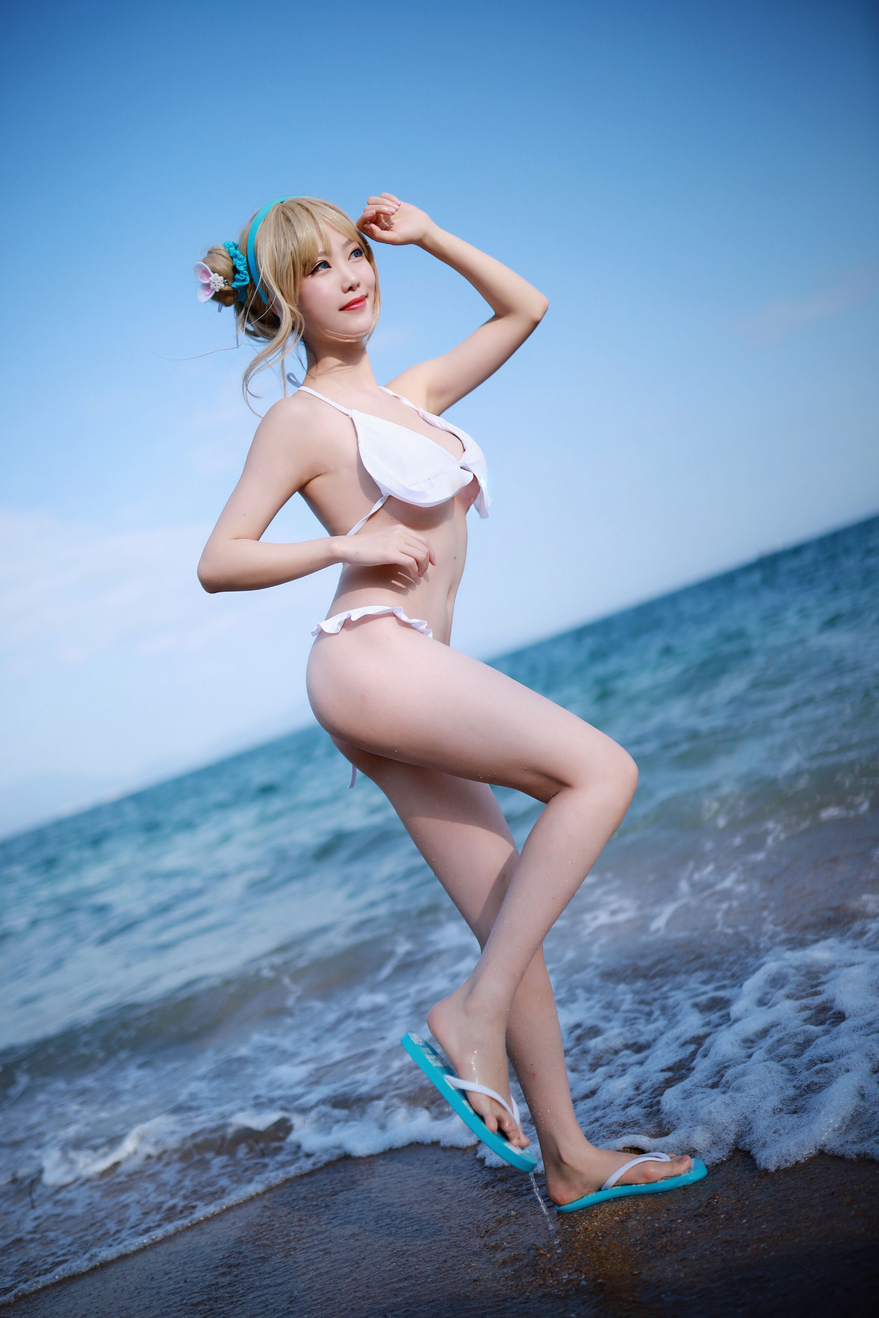 抖娘-利世图集 - 海边索米-图11