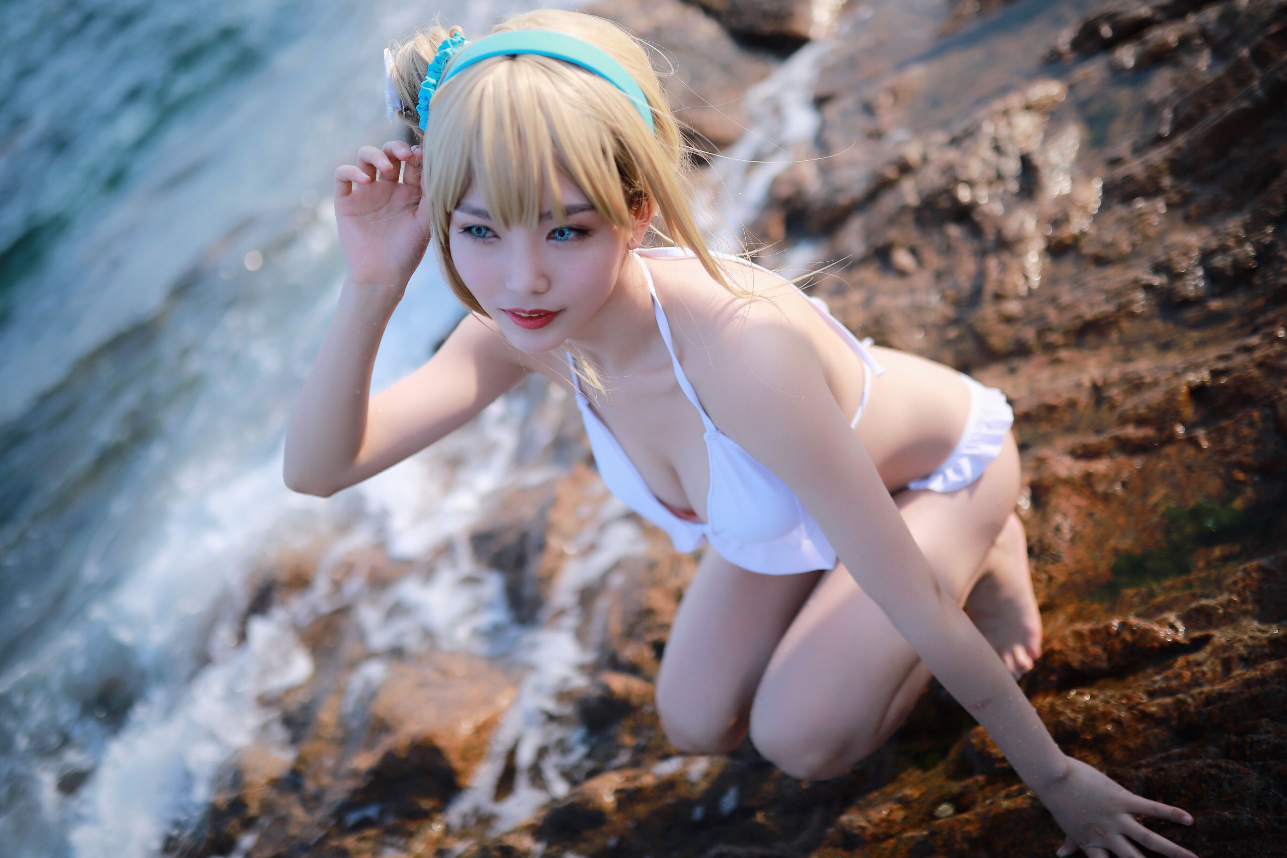 抖娘-利世图集 - 海边索米-图22
