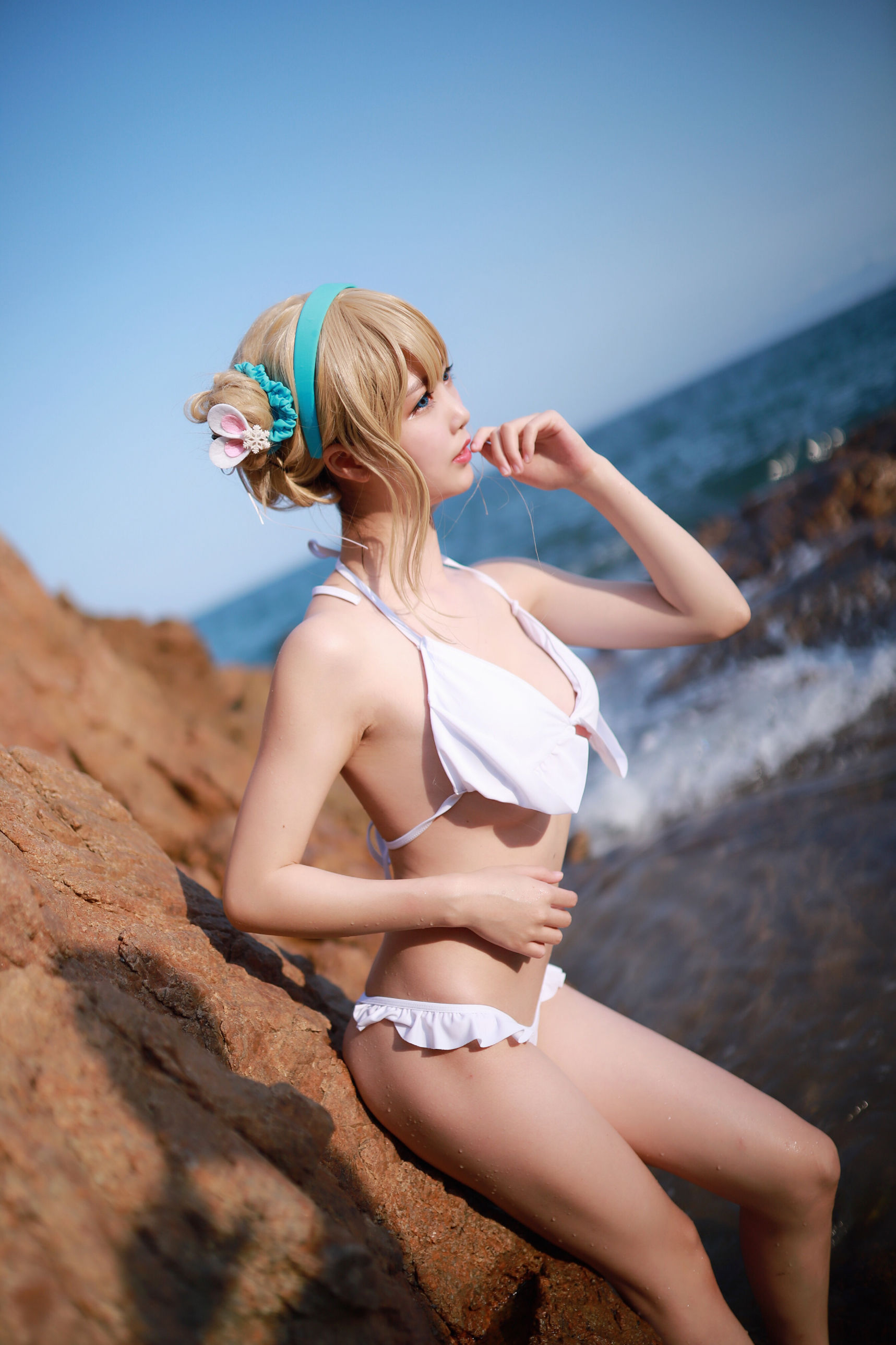 抖娘-利世图集 - 海边索米-图27