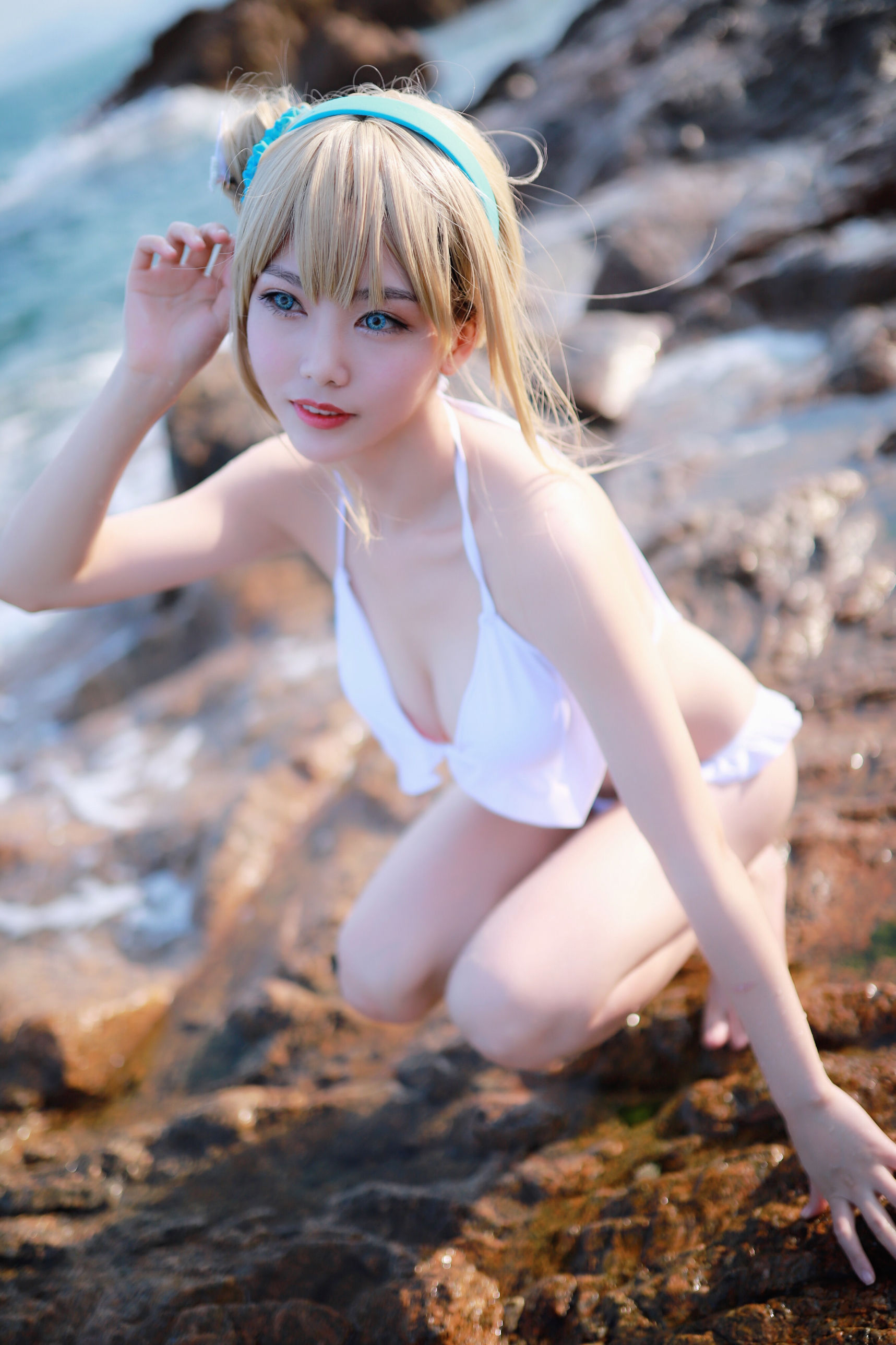 抖娘-利世图集 - 海边索米-图29