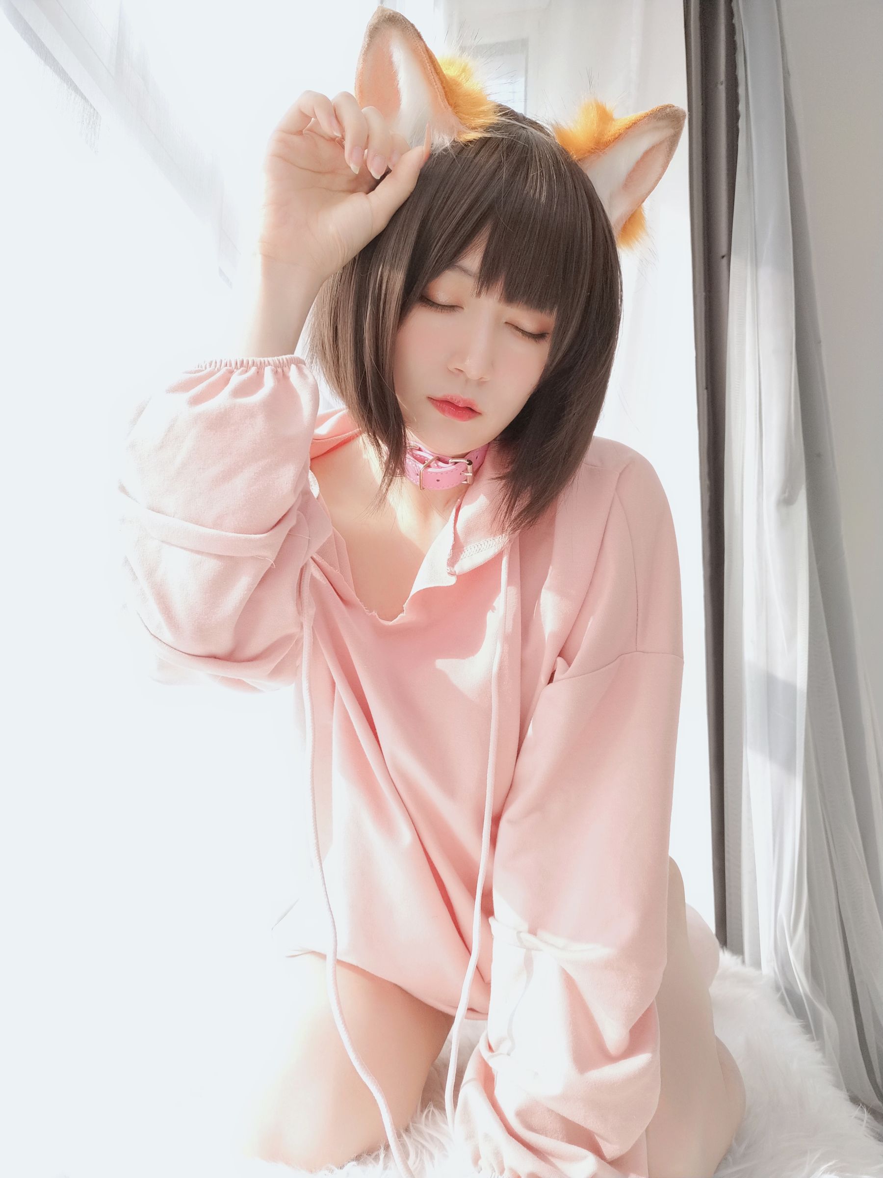 Coser小姐姐白银 - 粉红狐狸-图101