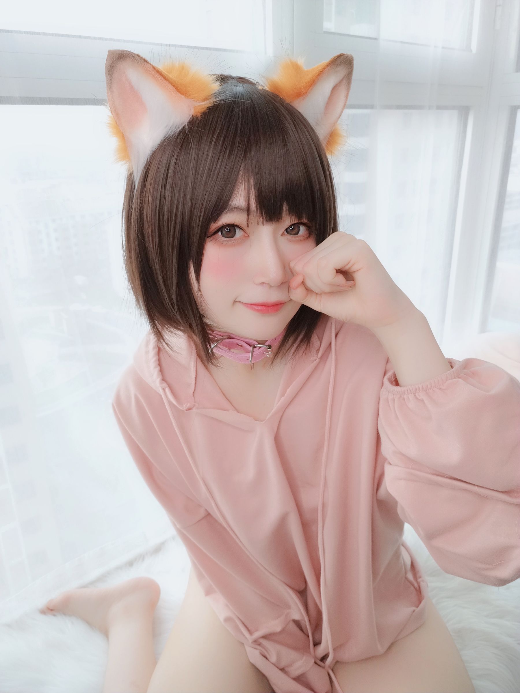 Coser小姐姐白银 - 粉红狐狸-图10