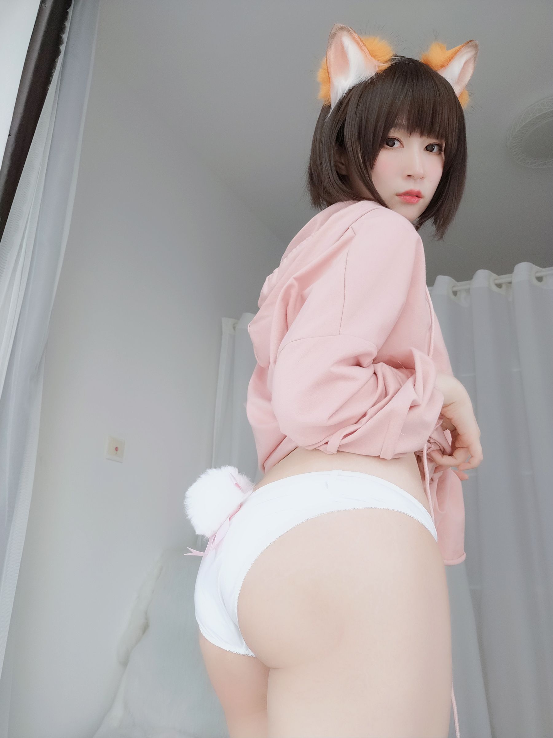 Coser小姐姐白银 - 粉红狐狸-图19