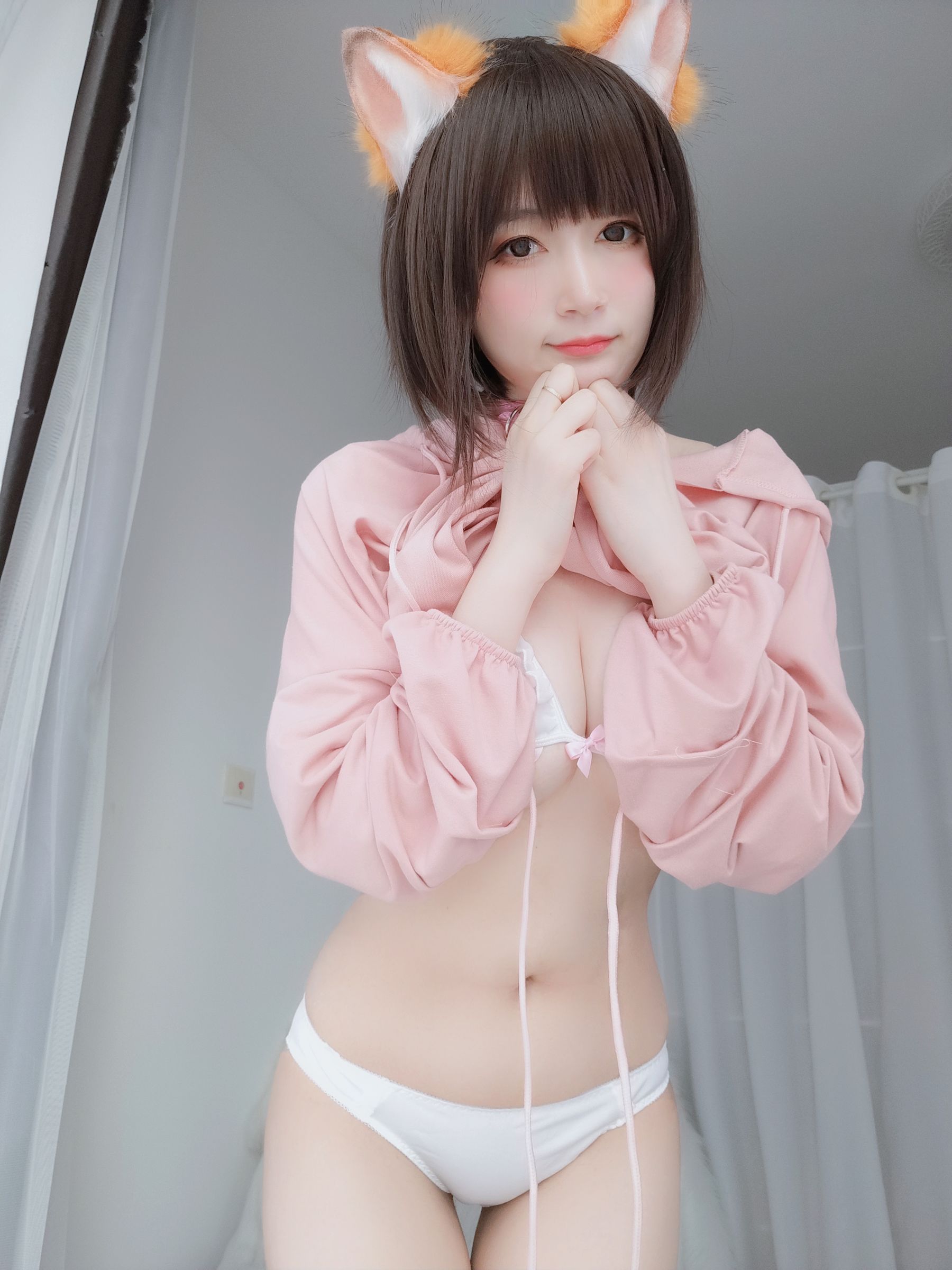 Coser小姐姐白银 - 粉红狐狸-图20