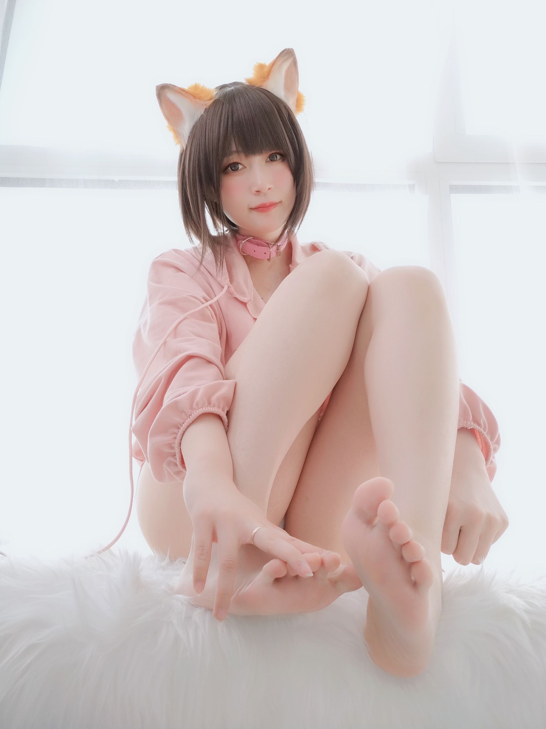 Coser小姐姐白银 - 粉红狐狸-图26