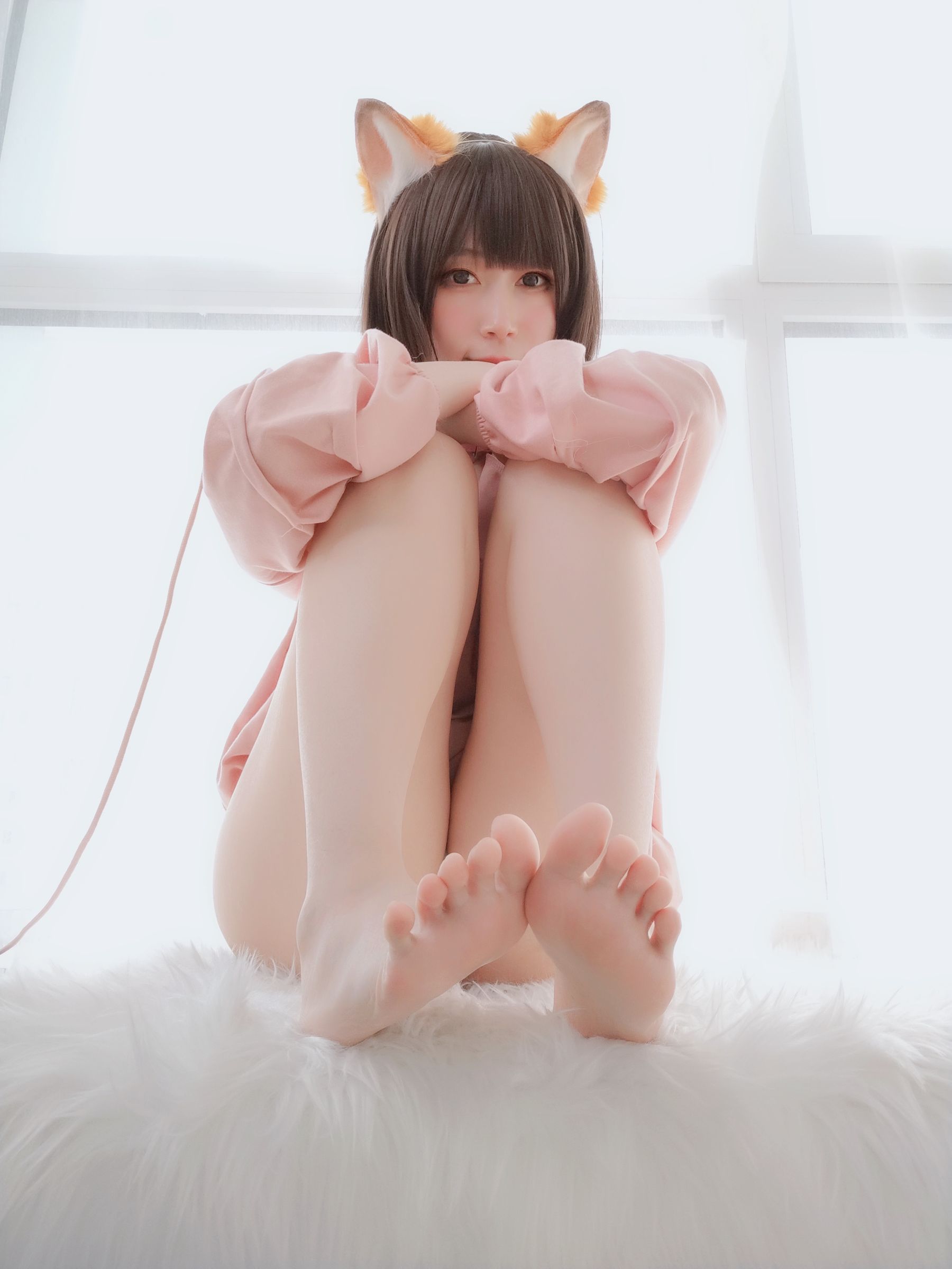 Coser小姐姐白银 - 粉红狐狸-图27