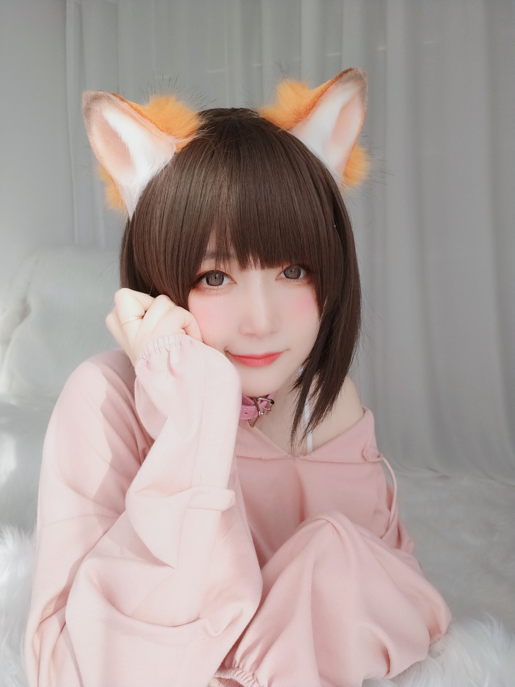 Coser小姐姐白银 - 粉红狐狸-图35