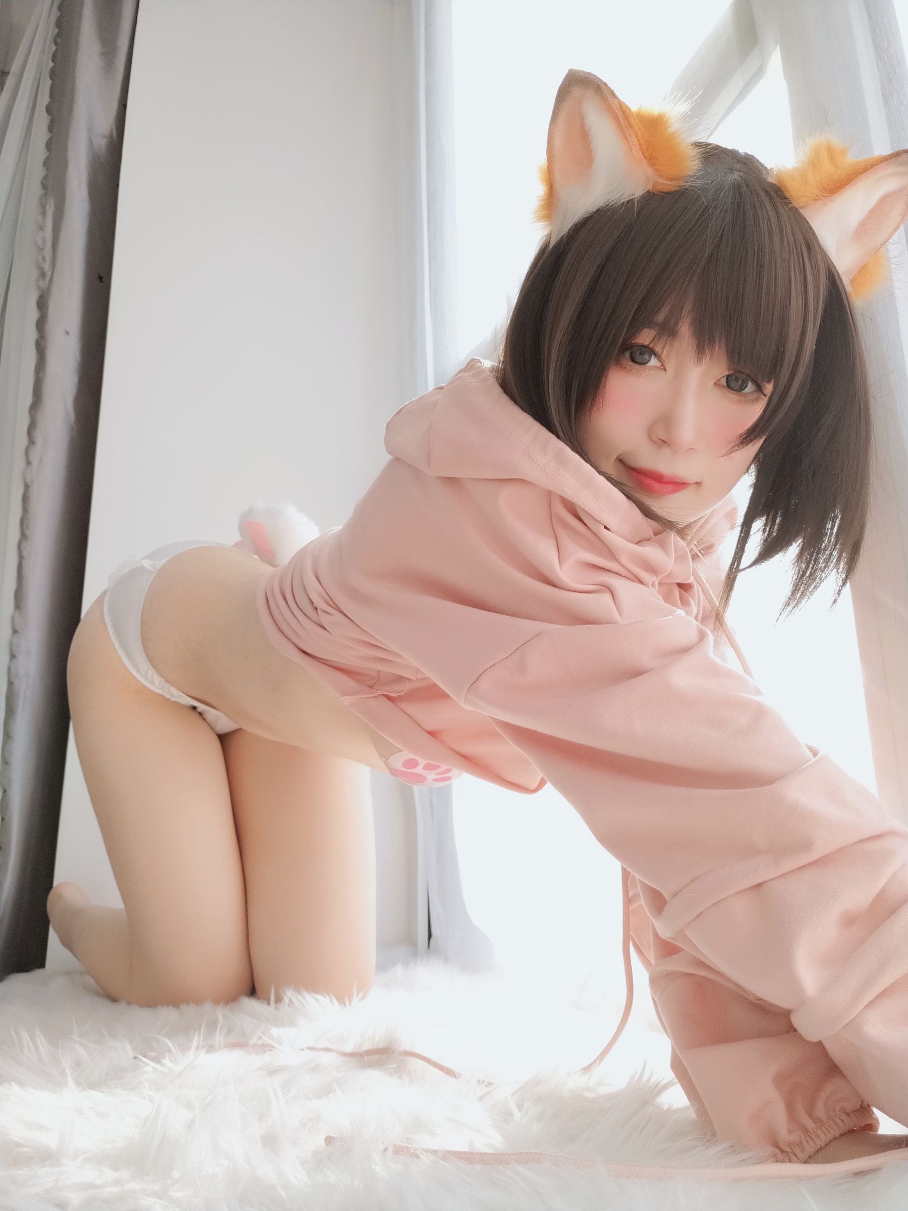 Coser小姐姐白银 - 粉红狐狸-图42