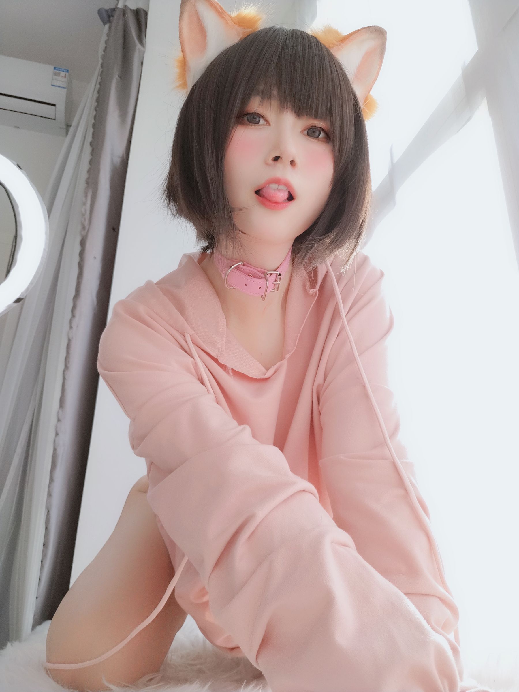 Coser小姐姐白银 - 粉红狐狸-图44