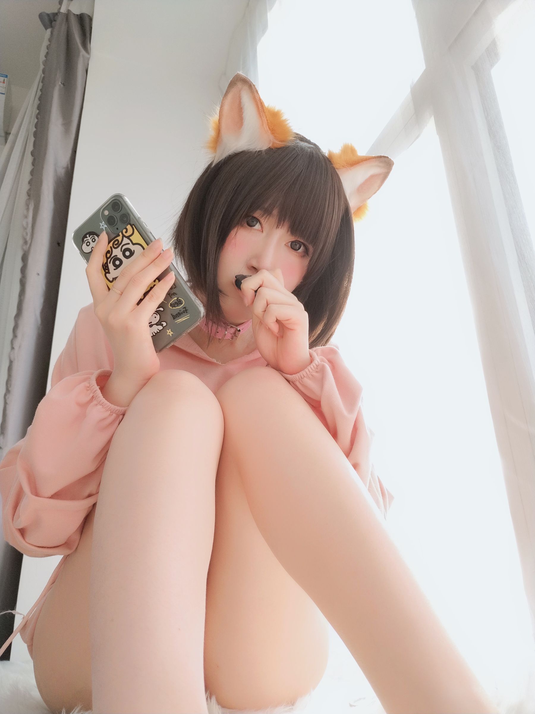 Coser小姐姐白银 - 粉红狐狸-图45