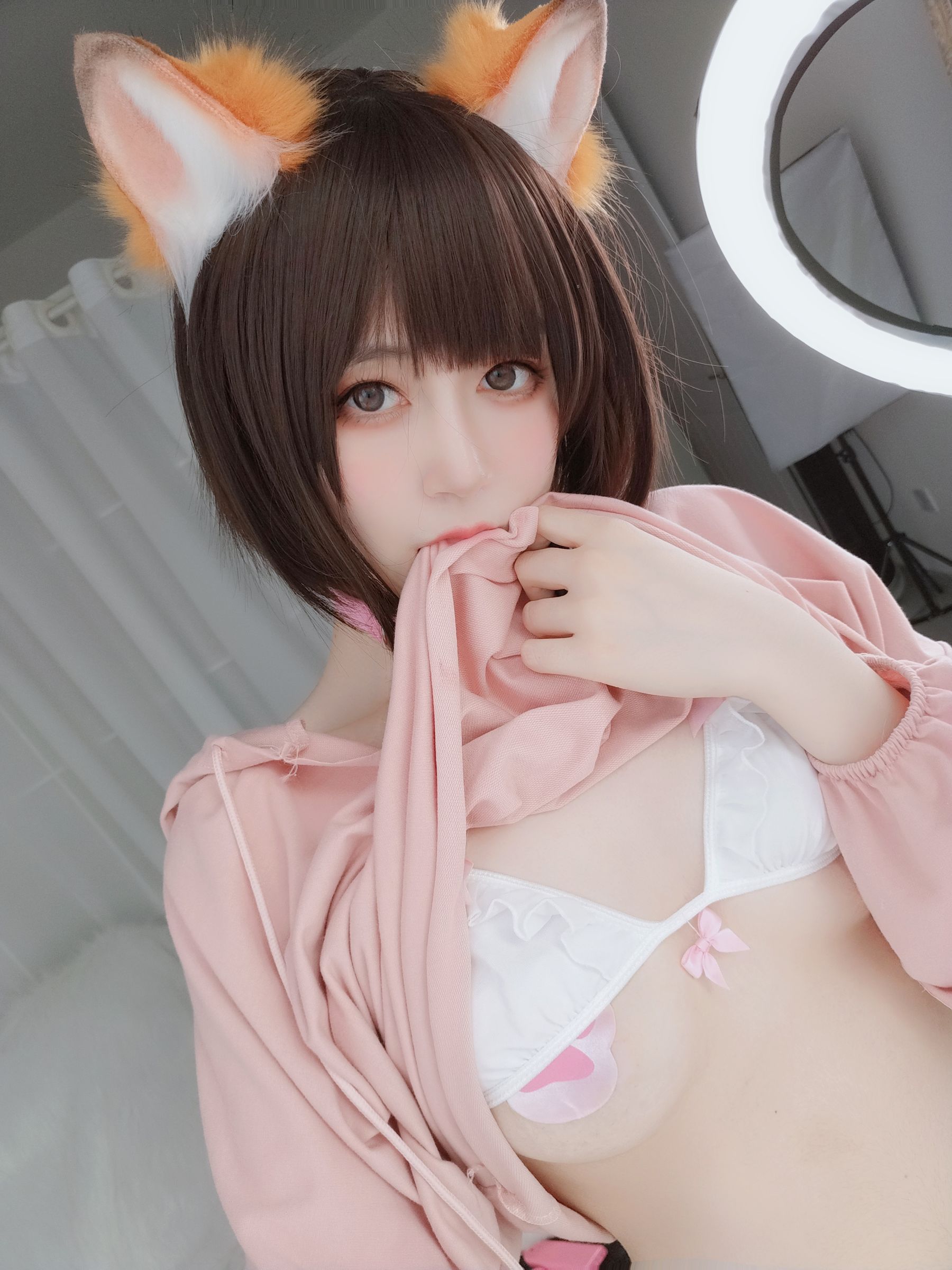 Coser小姐姐白银 - 粉红狐狸-图6
