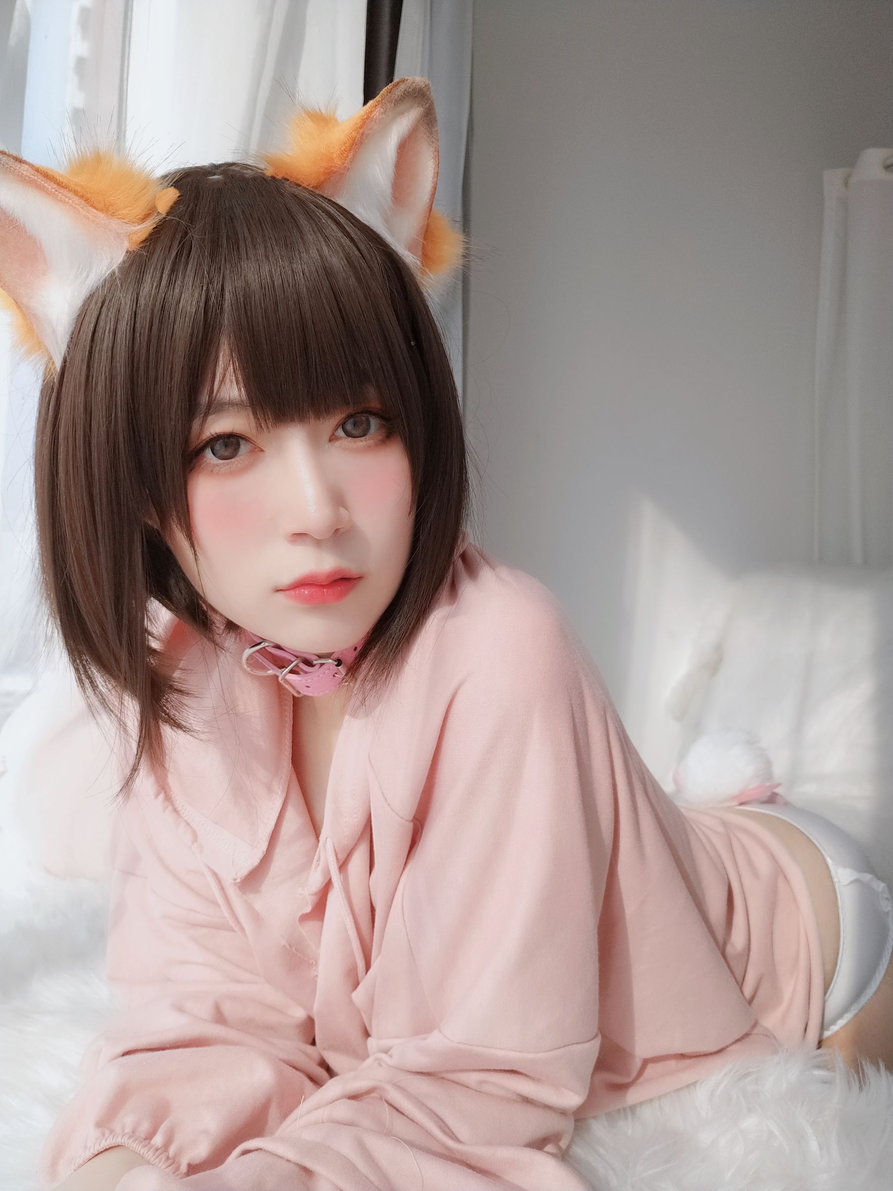 Coser小姐姐白银 - 粉红狐狸-图72