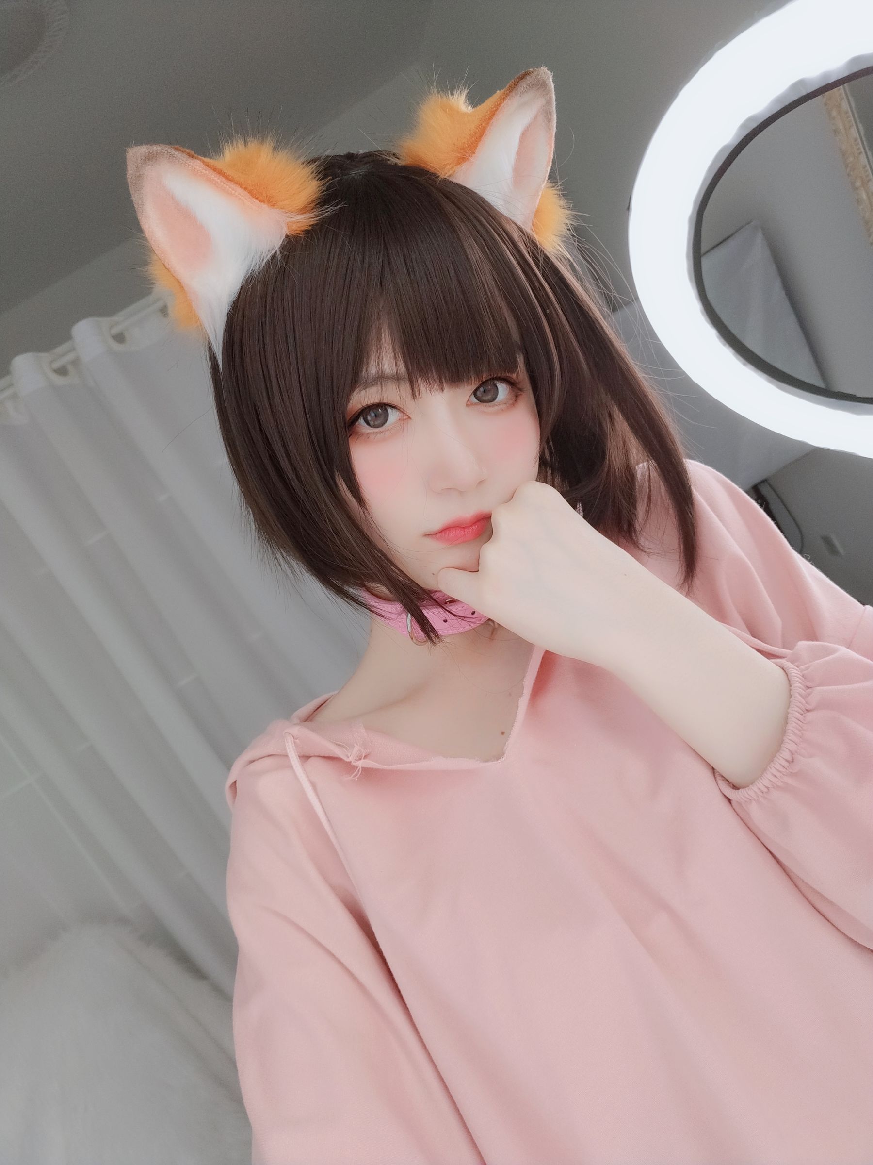 Coser小姐姐白银 - 粉红狐狸-图7