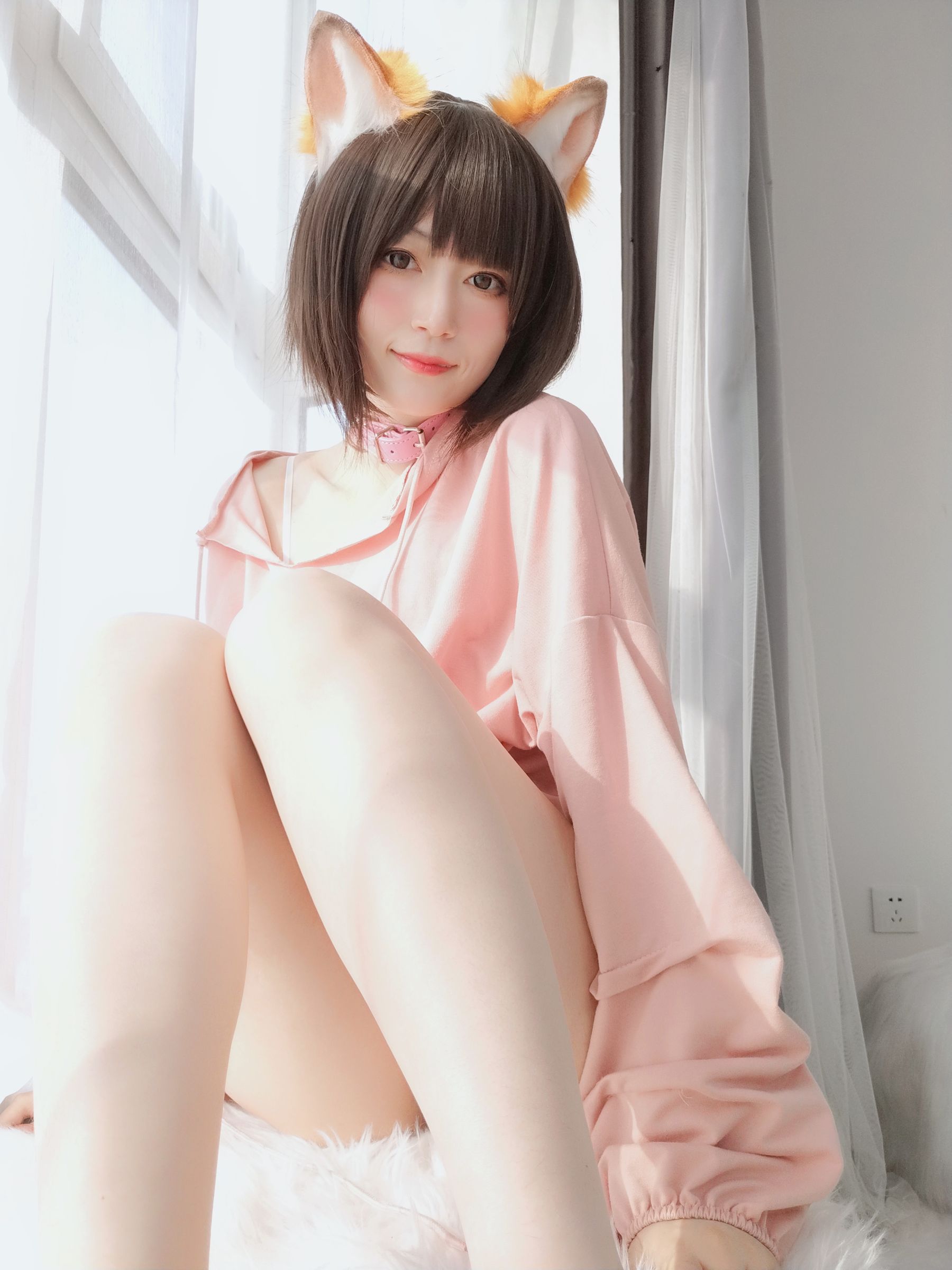 Coser小姐姐白银 - 粉红狐狸-图88