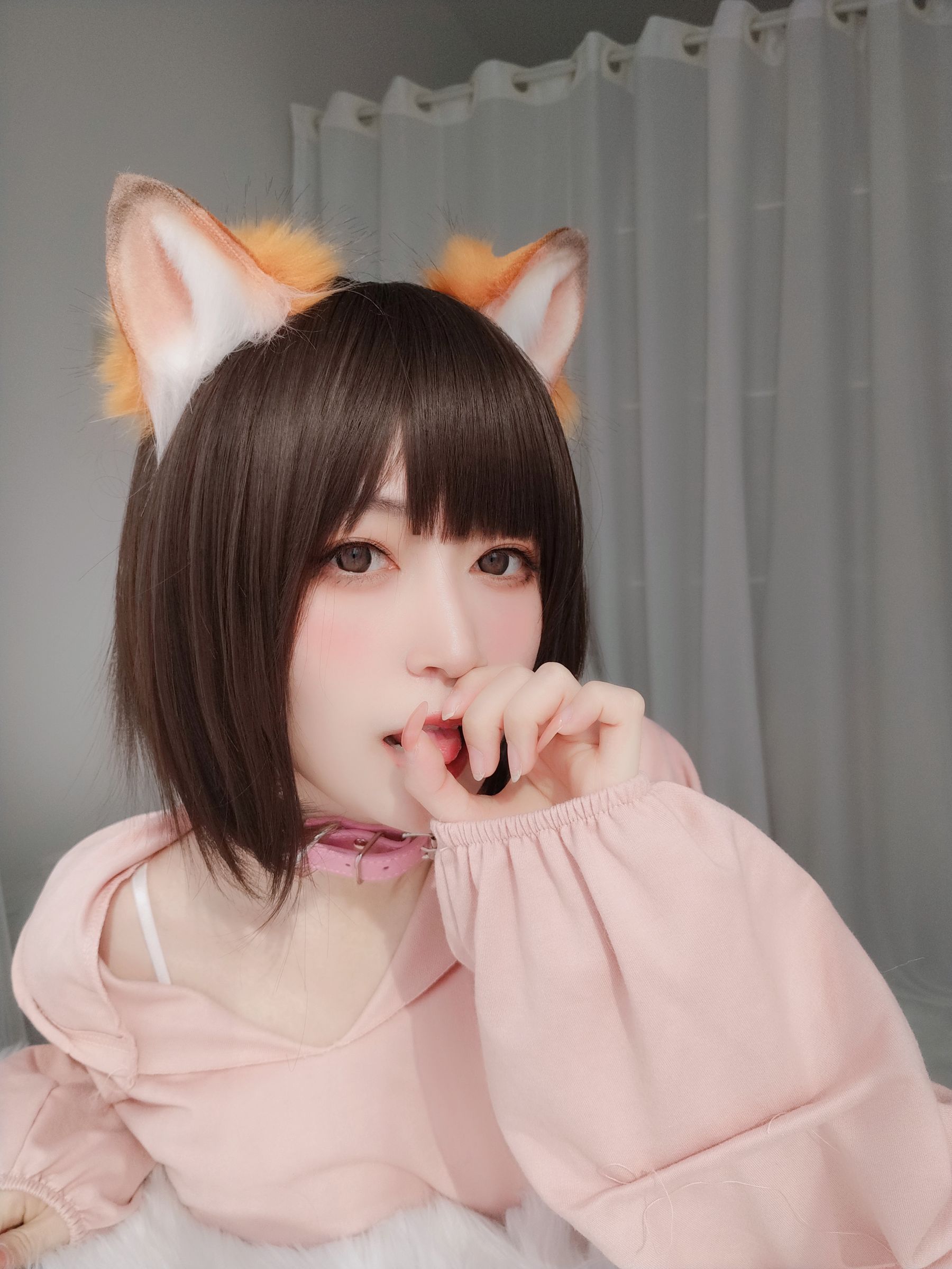 Coser小姐姐白银 - 粉红狐狸-图92