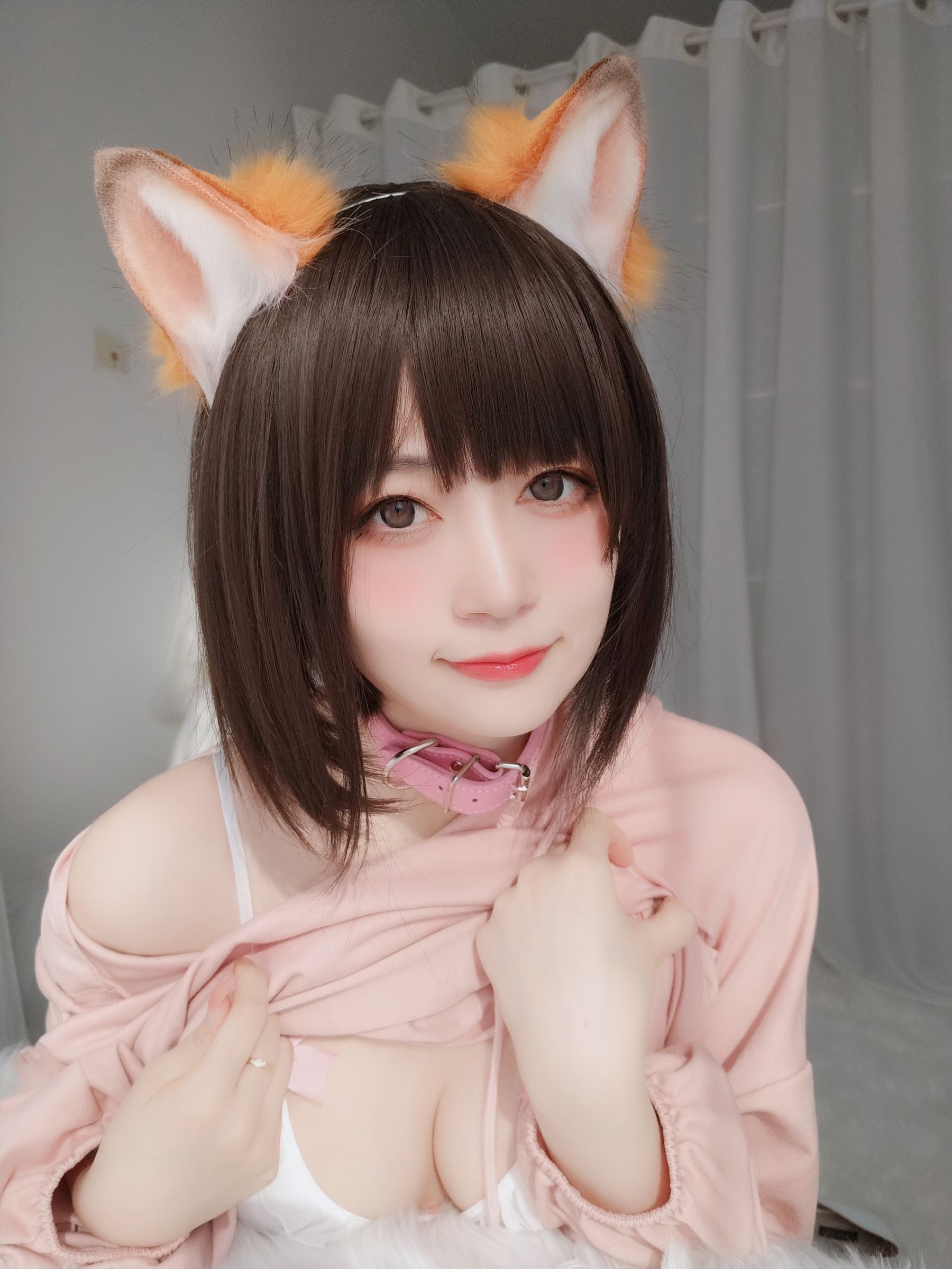 Coser小姐姐白银 - 粉红狐狸-图93