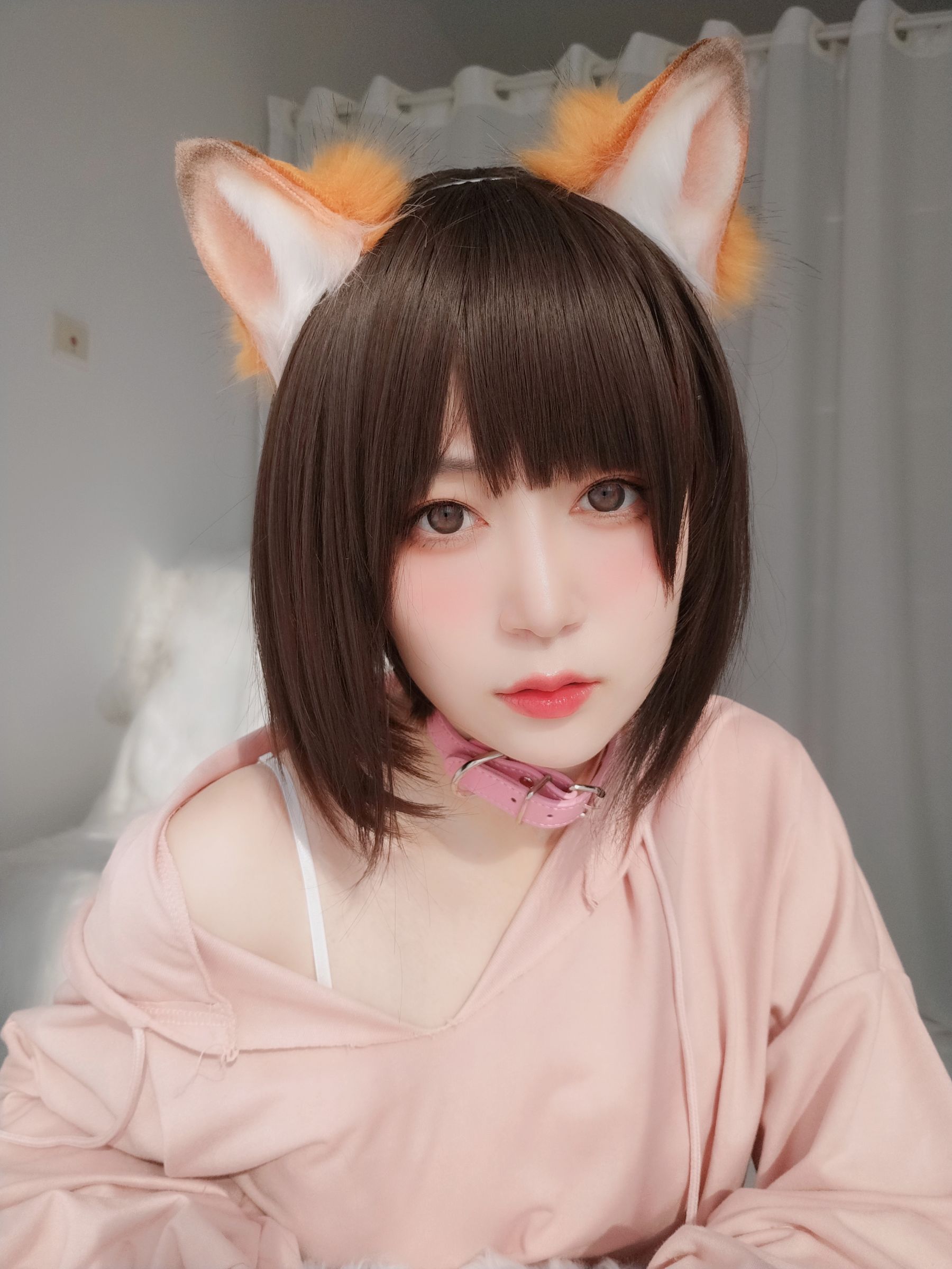 Coser小姐姐白银 - 粉红狐狸-图97