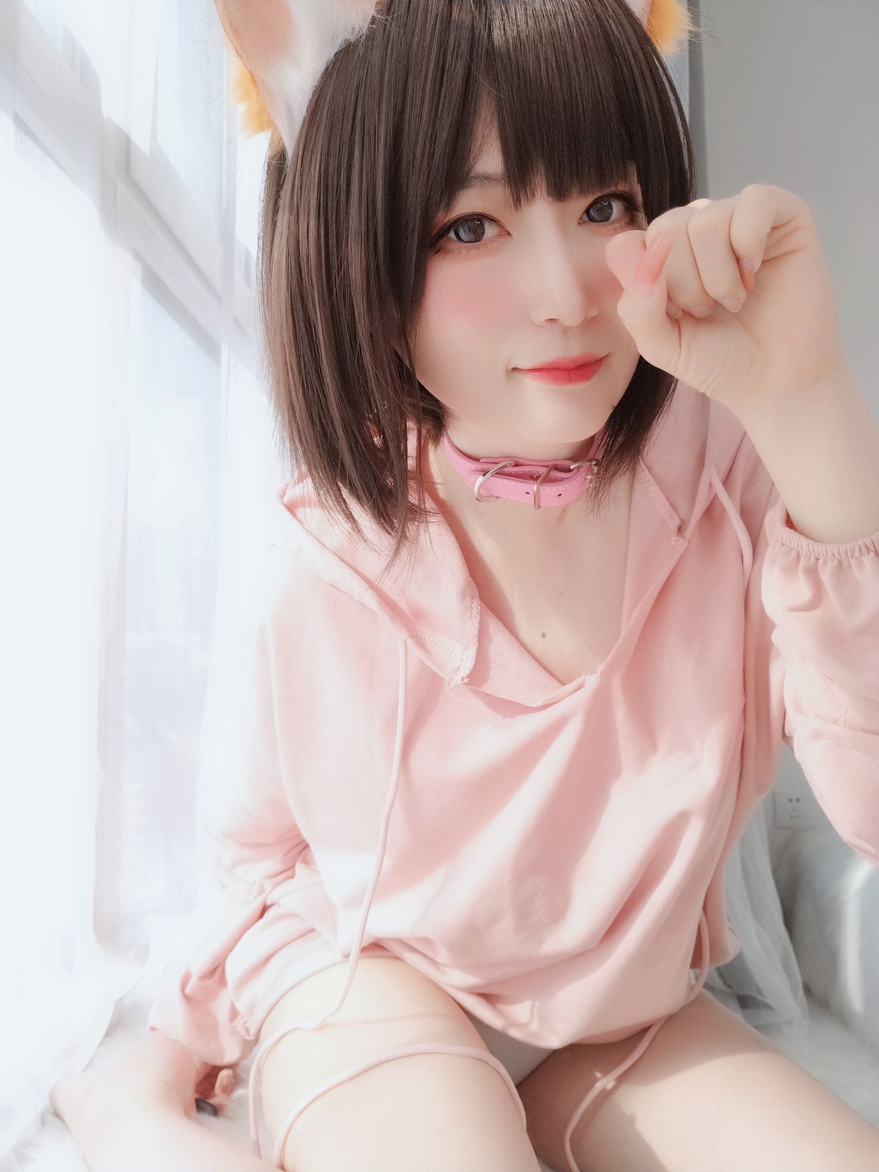Coser小姐姐白银 - 粉红狐狸-图98