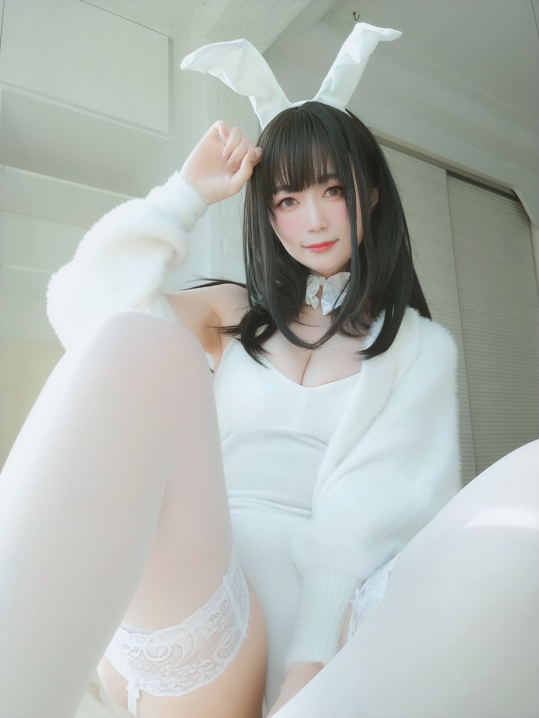 Coser小姐姐白银 - 白丝兔子-图105