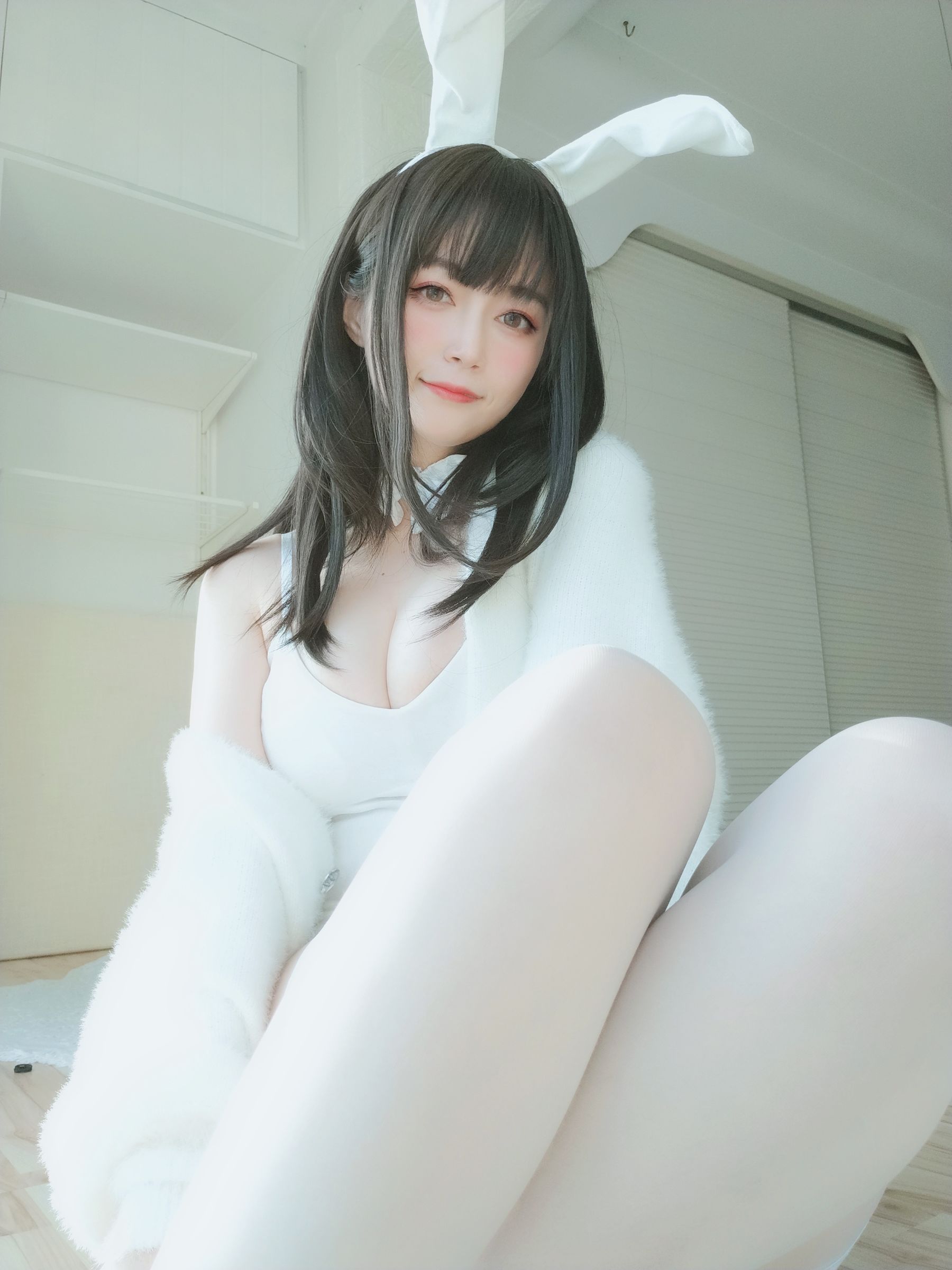 Coser小姐姐白银 - 白丝兔子-图106