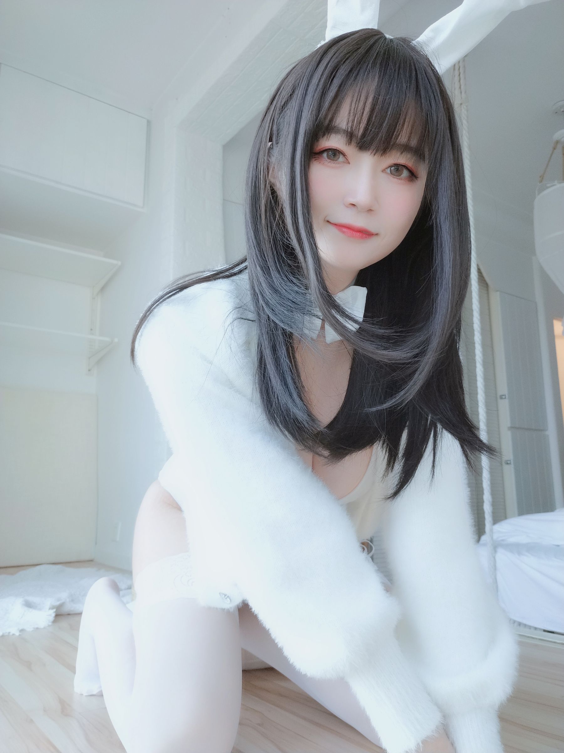 Coser小姐姐白银 - 白丝兔子-图10