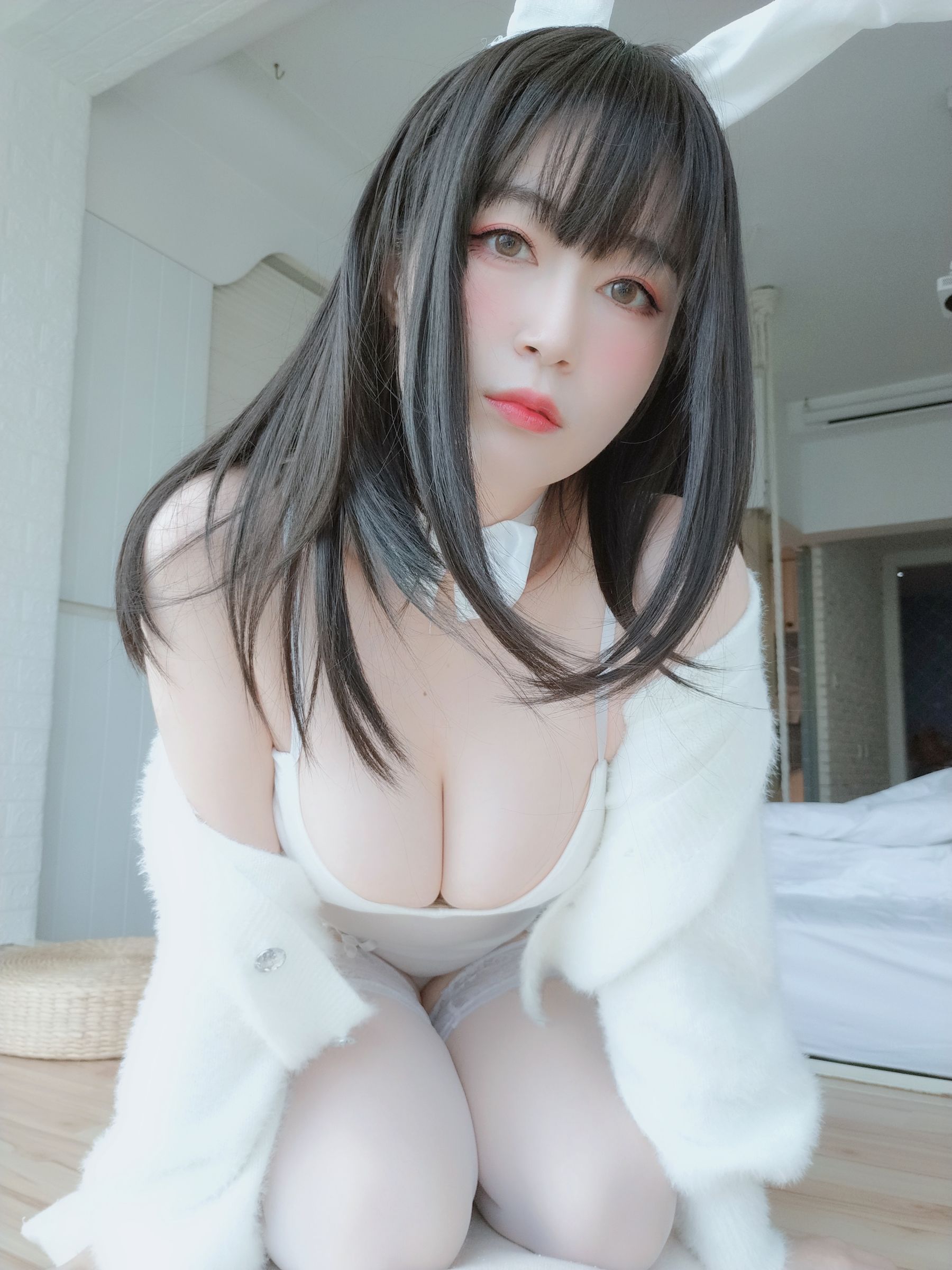Coser小姐姐白银 - 白丝兔子-图43