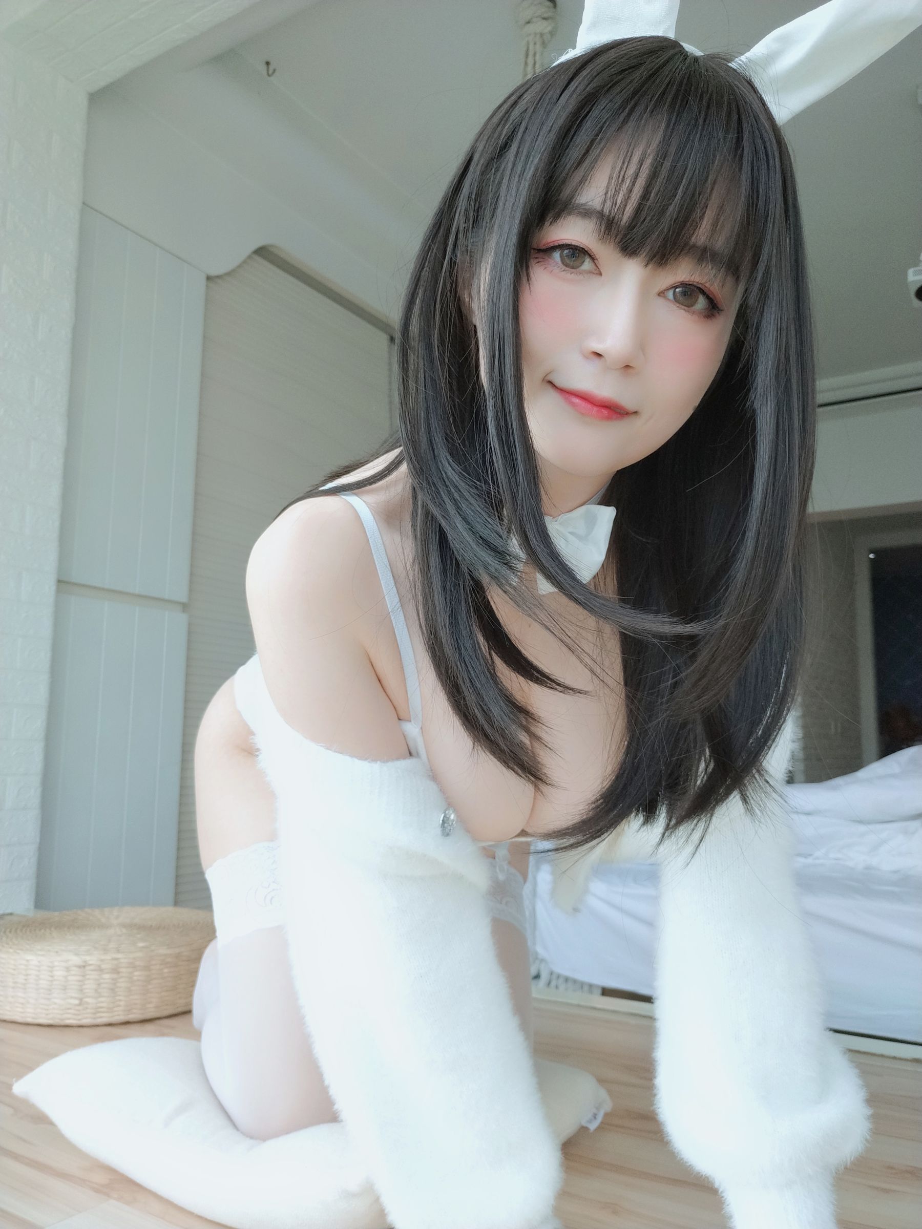 Coser小姐姐白银 - 白丝兔子-图44