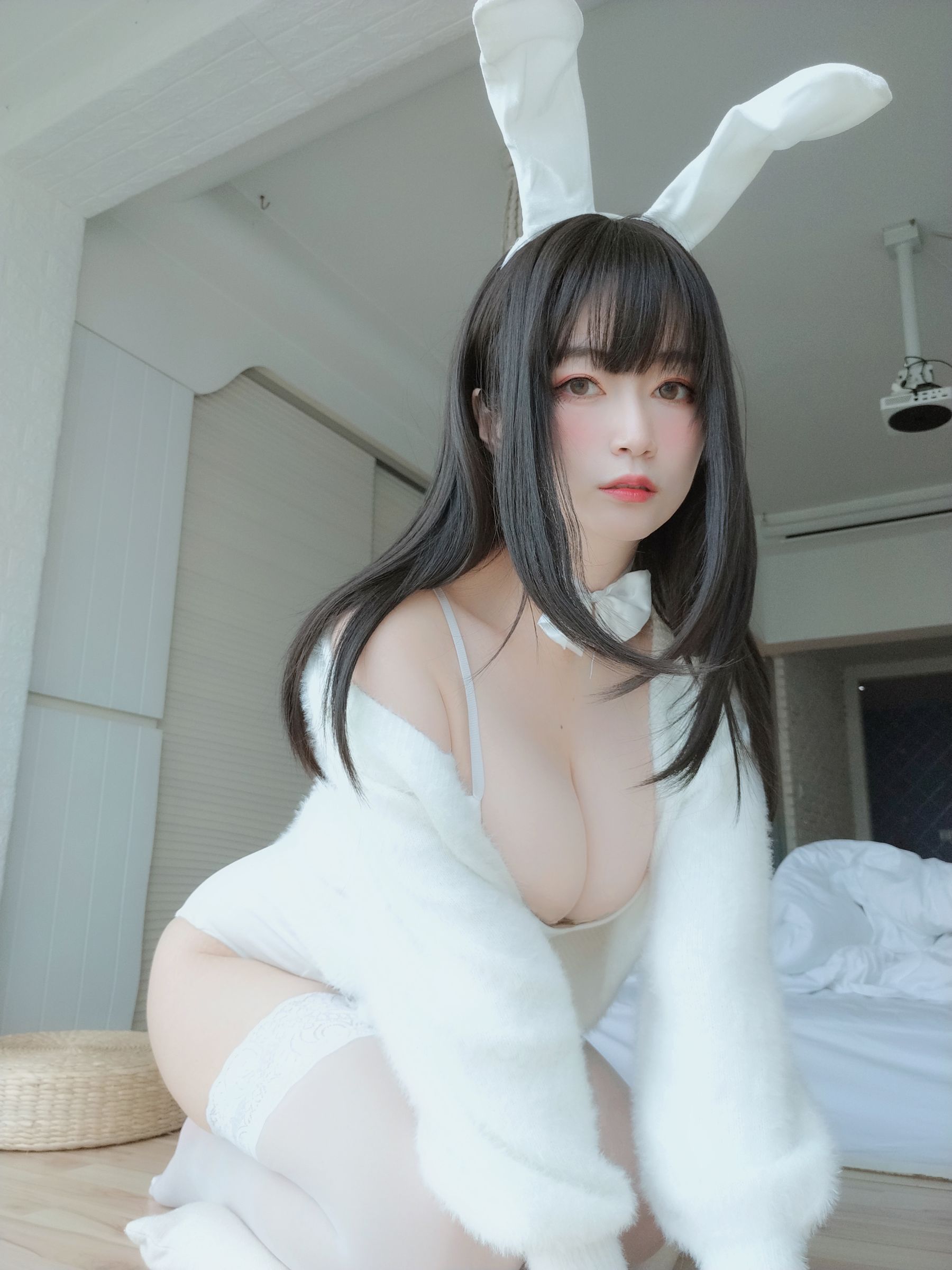 Coser小姐姐白银 - 白丝兔子-图54
