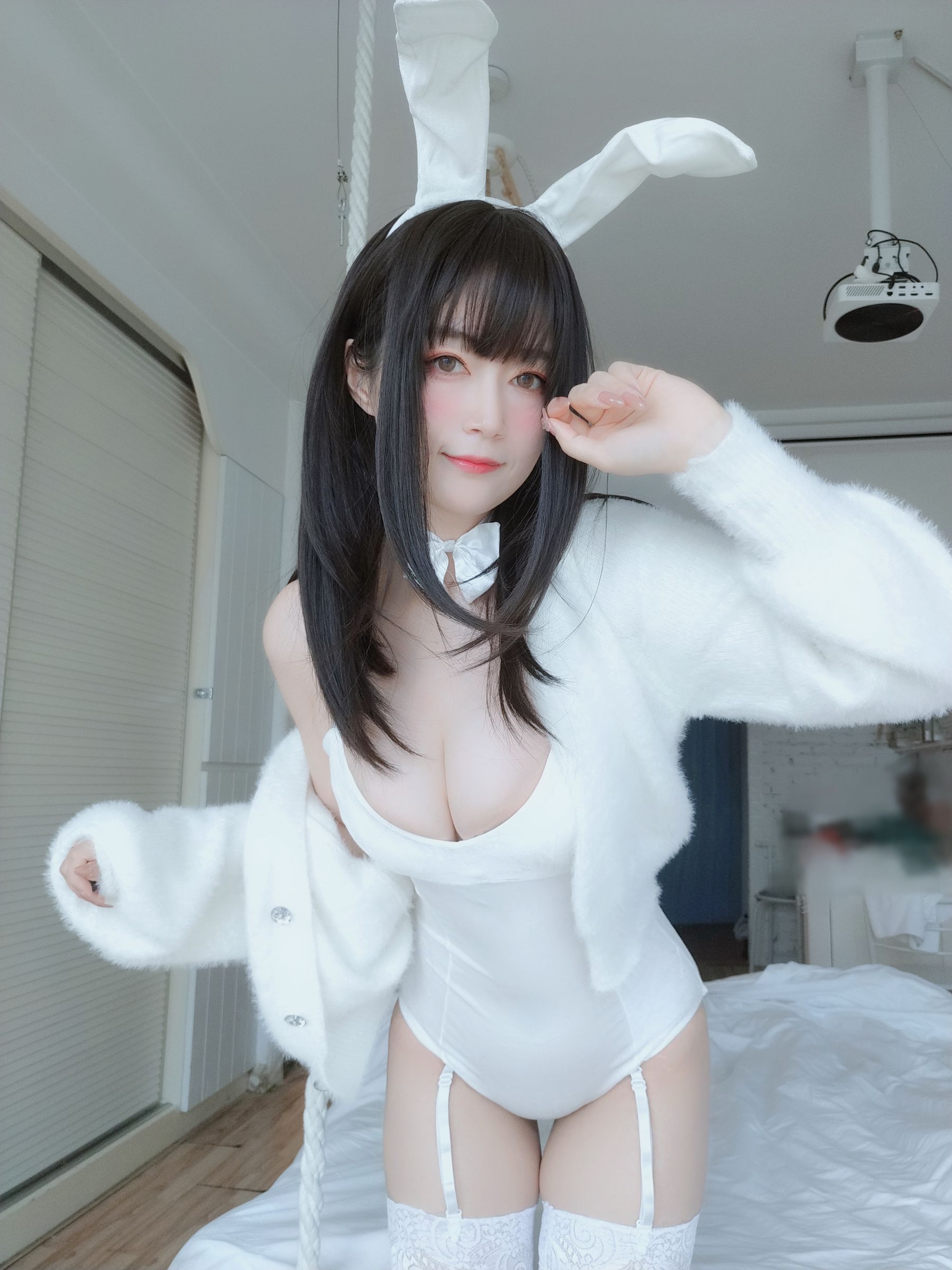 Coser小姐姐白银 - 白丝兔子-图65