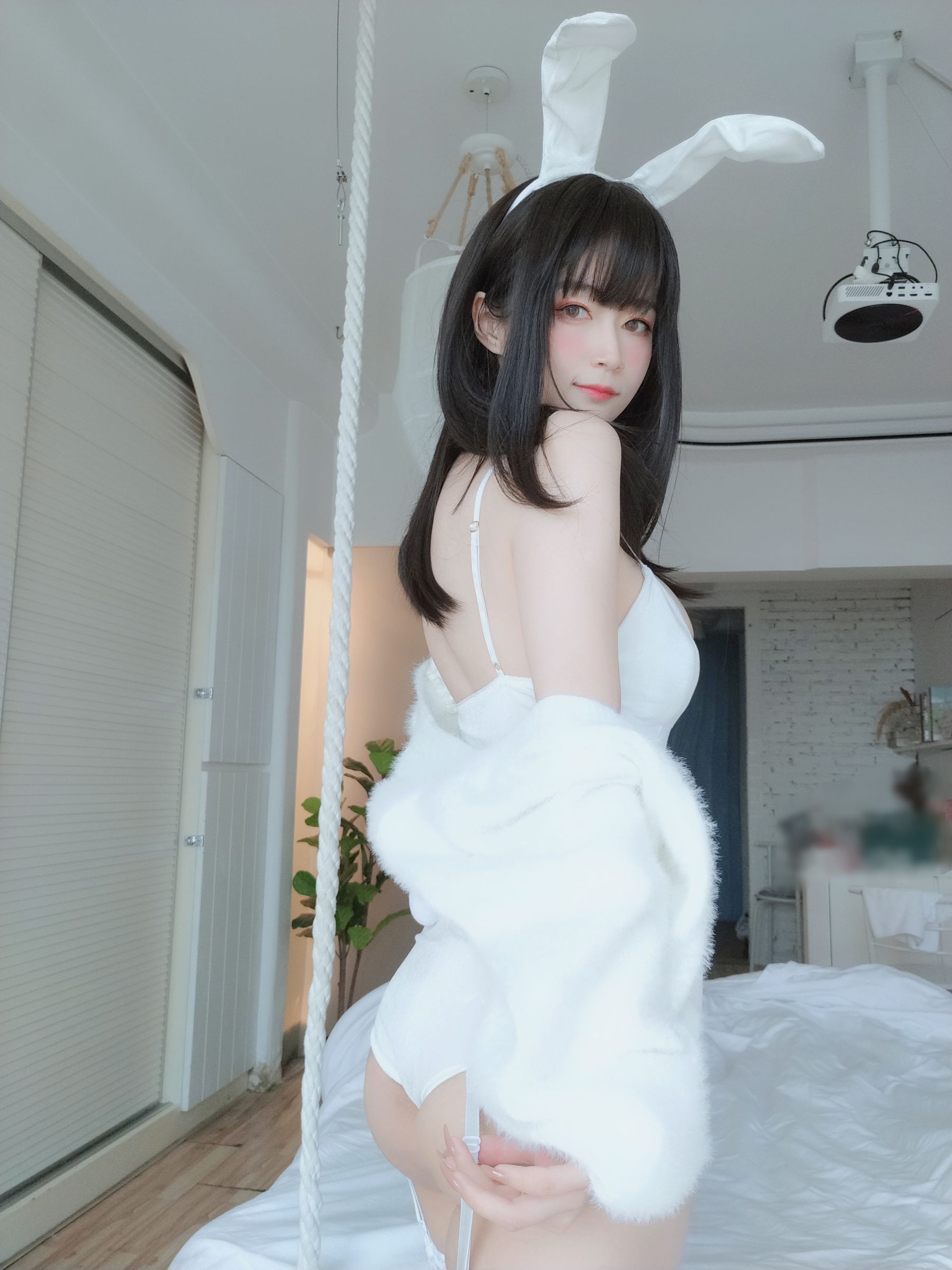 Coser小姐姐白银 - 白丝兔子-图66