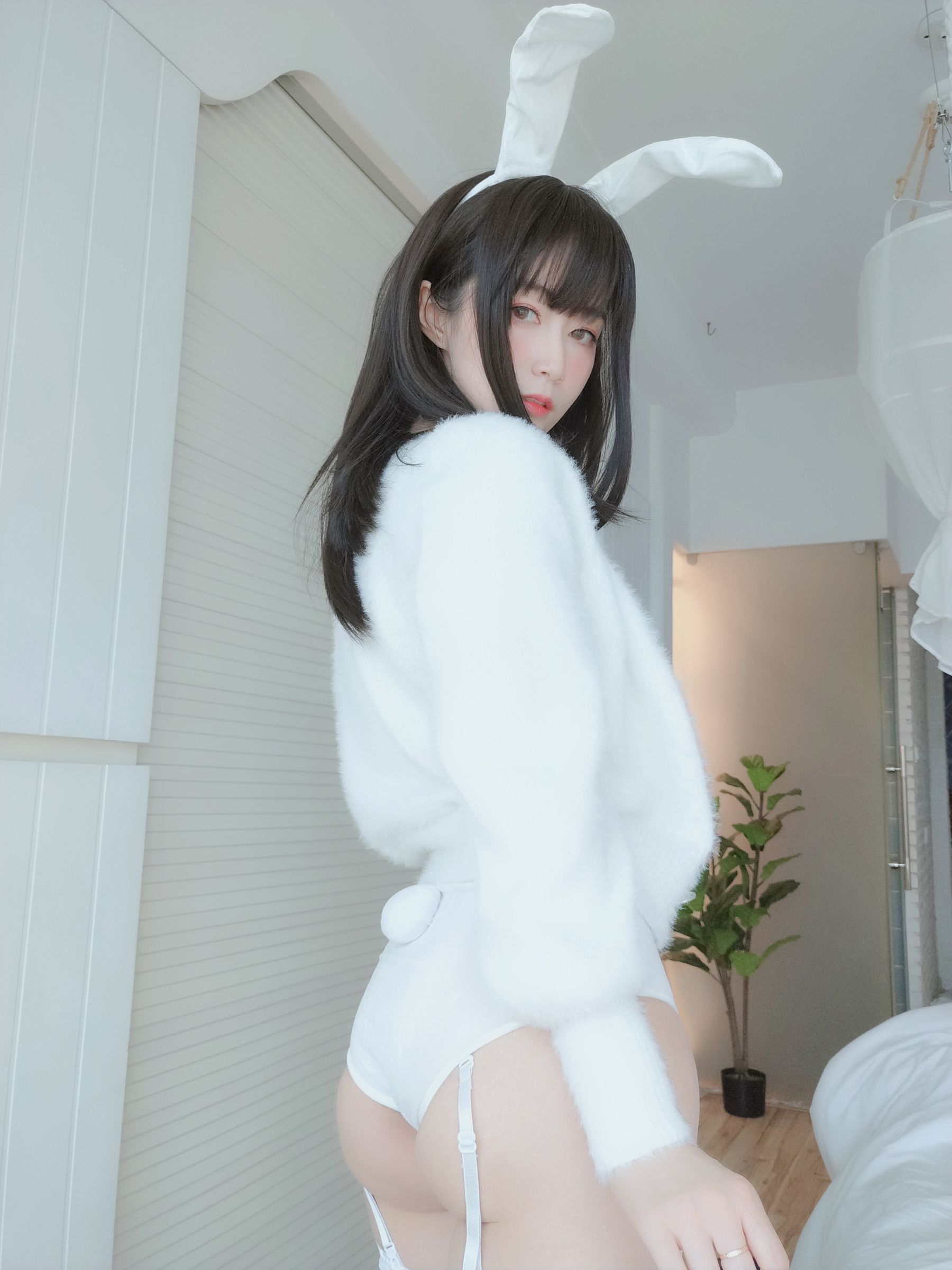 Coser小姐姐白银 - 白丝兔子-图69