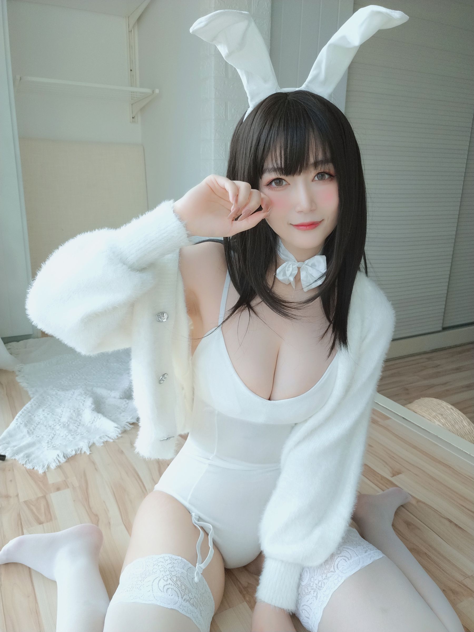 Coser小姐姐白银 - 白丝兔子-图74