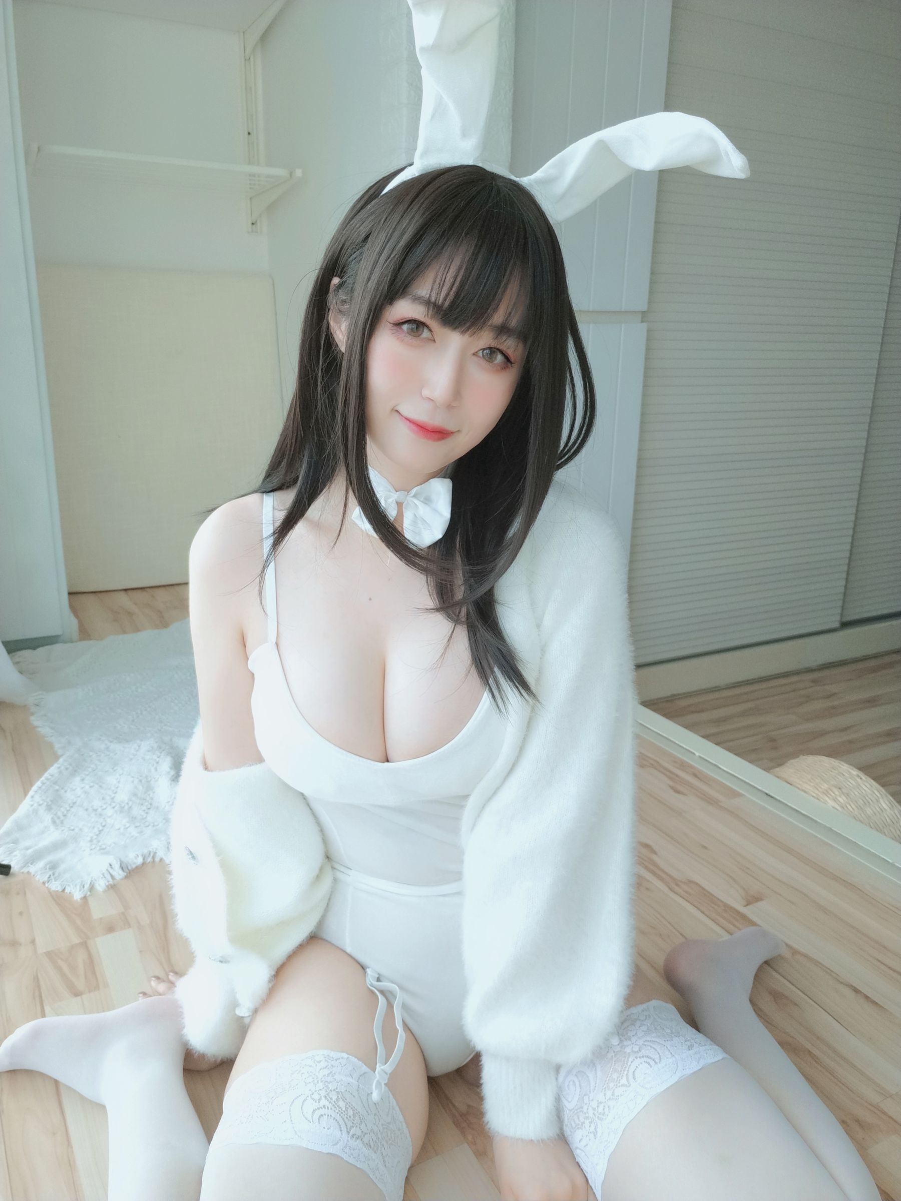 Coser小姐姐白银 - 白丝兔子-图75