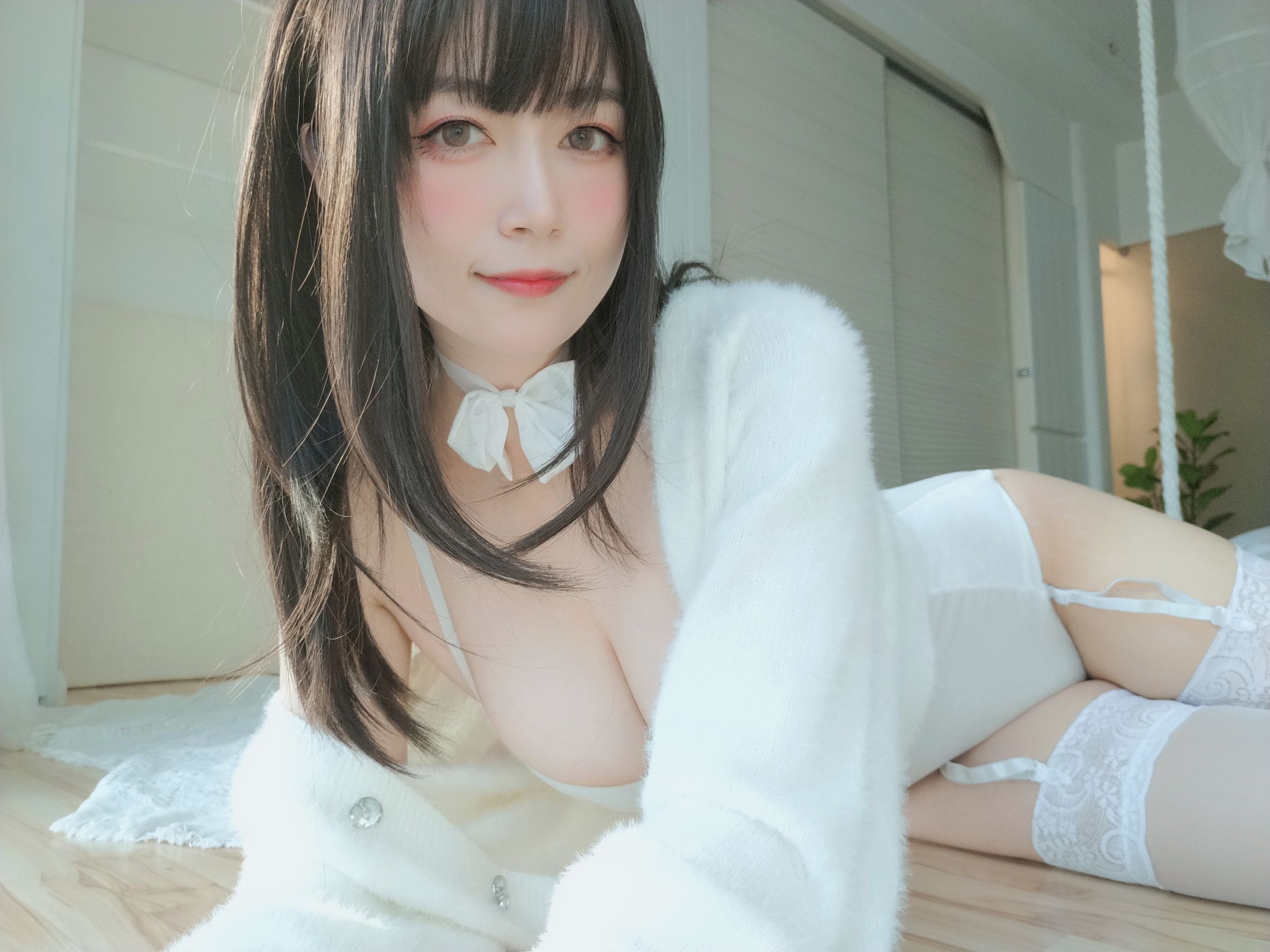 Coser小姐姐白银 - 白丝兔子-图91