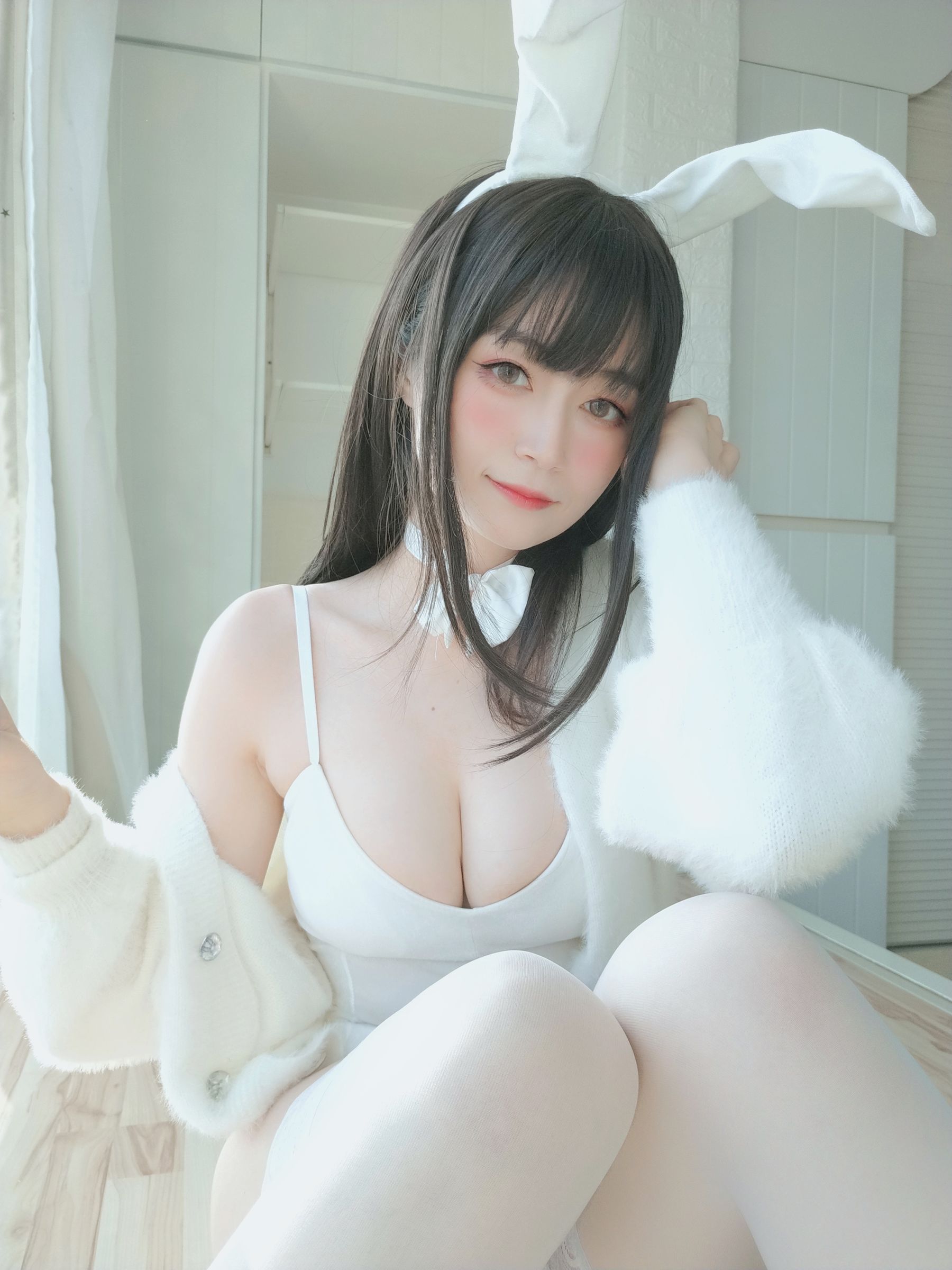 Coser小姐姐白银 - 白丝兔子-图98