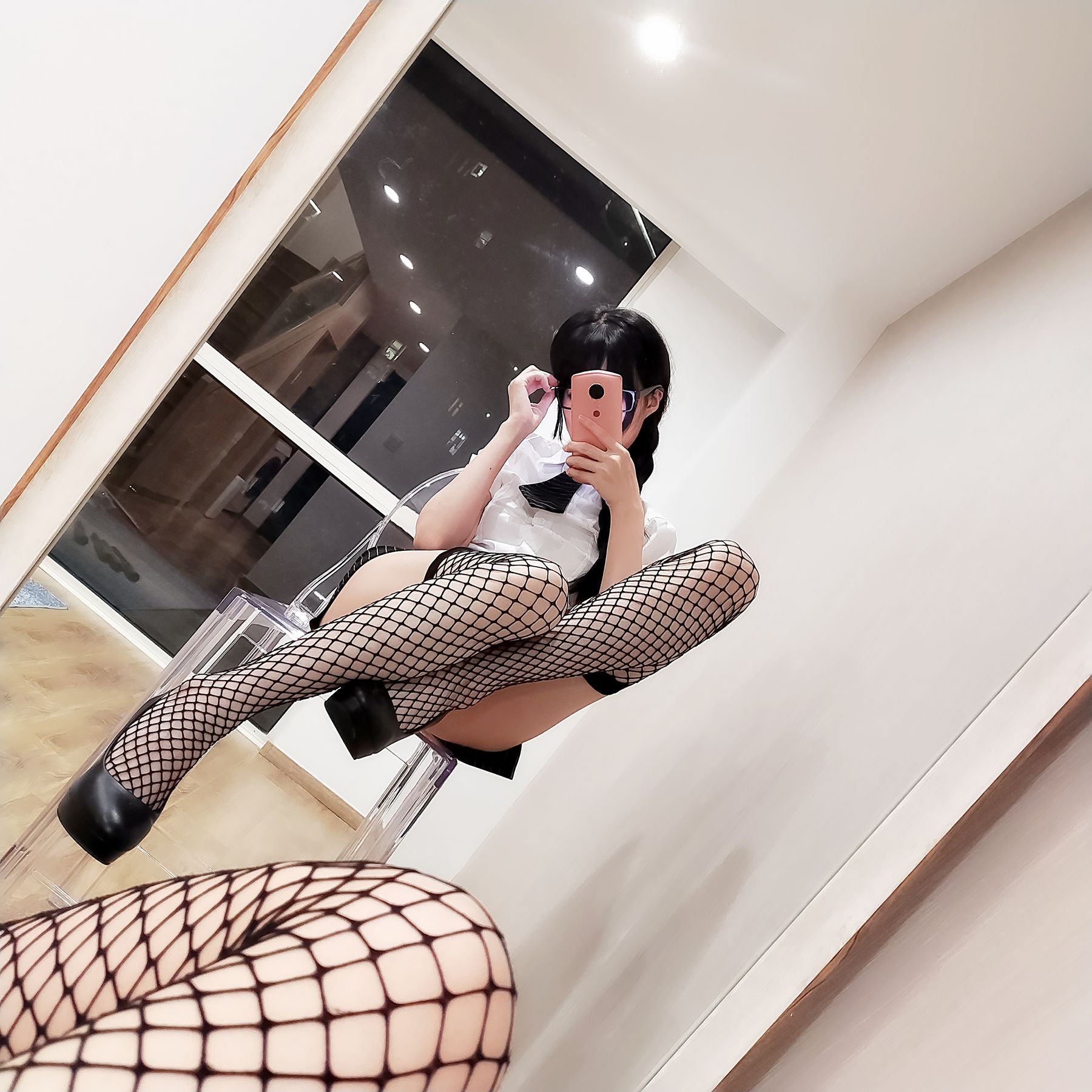 NAGISA魔物喵 - 黑丝网袜ol~~~-图2