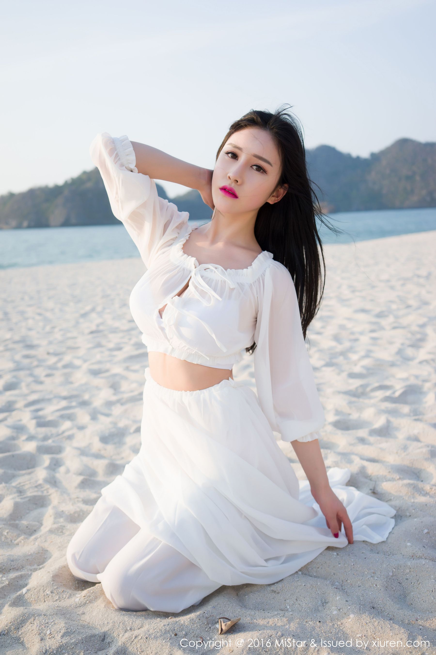 于姬Una《兰卡威旅拍》海滩长裙+泳装  Vol.106-图0