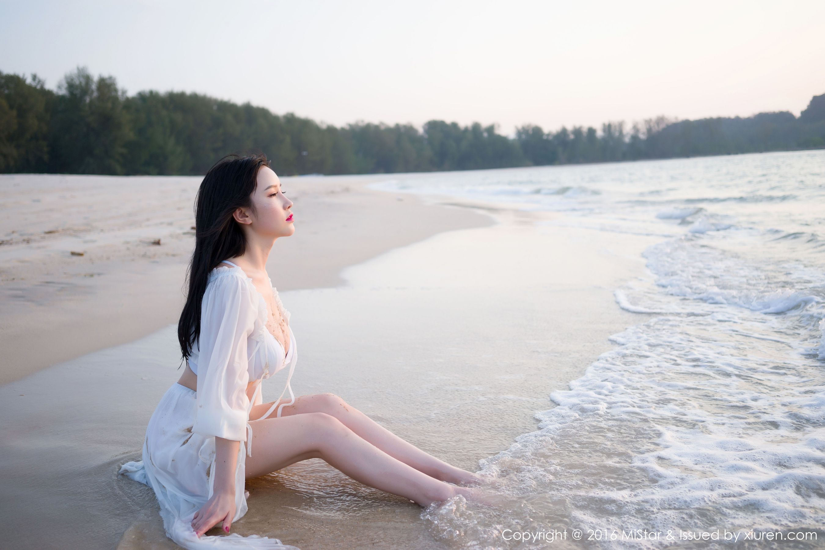 于姬Una《兰卡威旅拍》海滩长裙+泳装  Vol.106-图15
