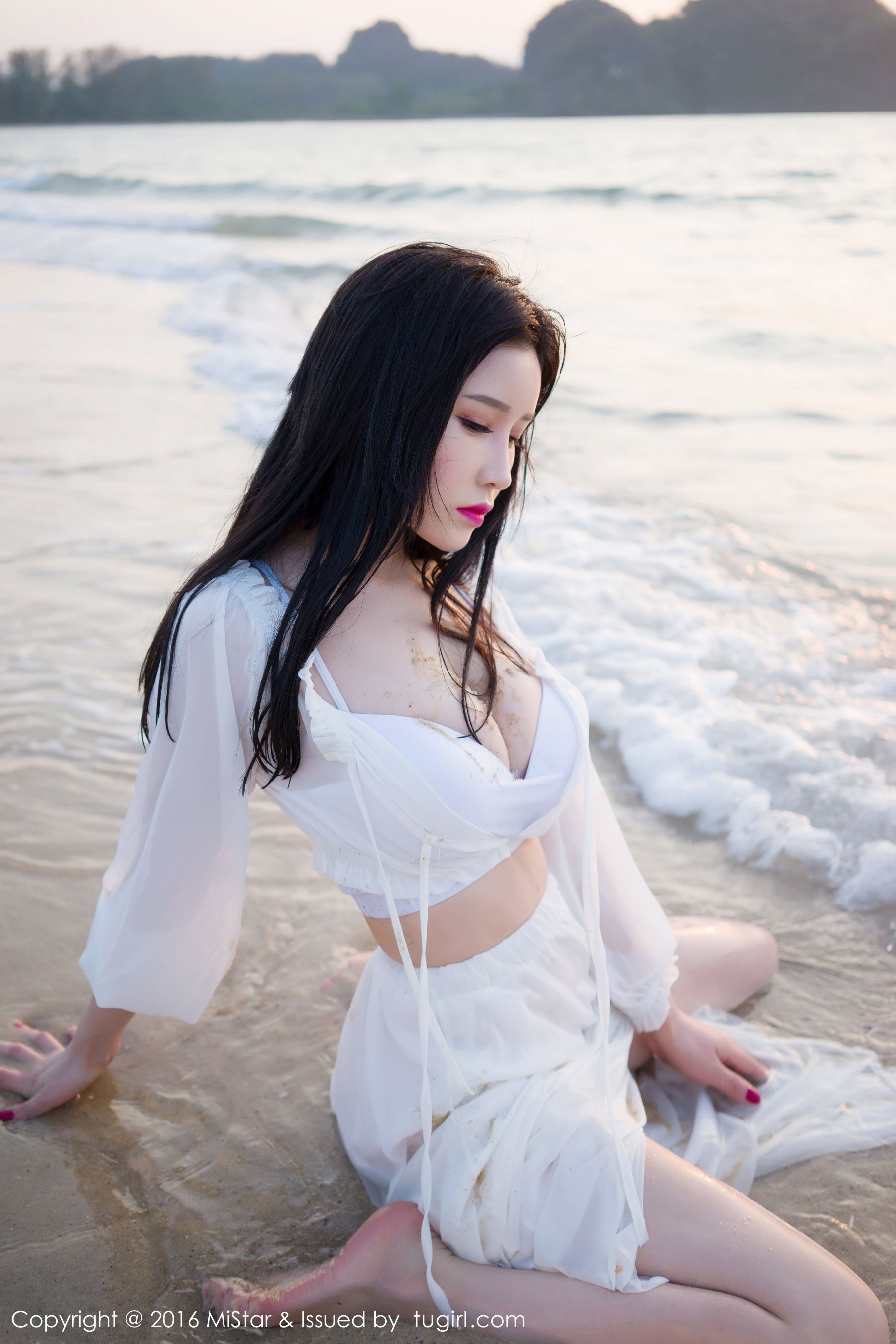 于姬Una《兰卡威旅拍》海滩长裙+泳装  Vol.106-图17