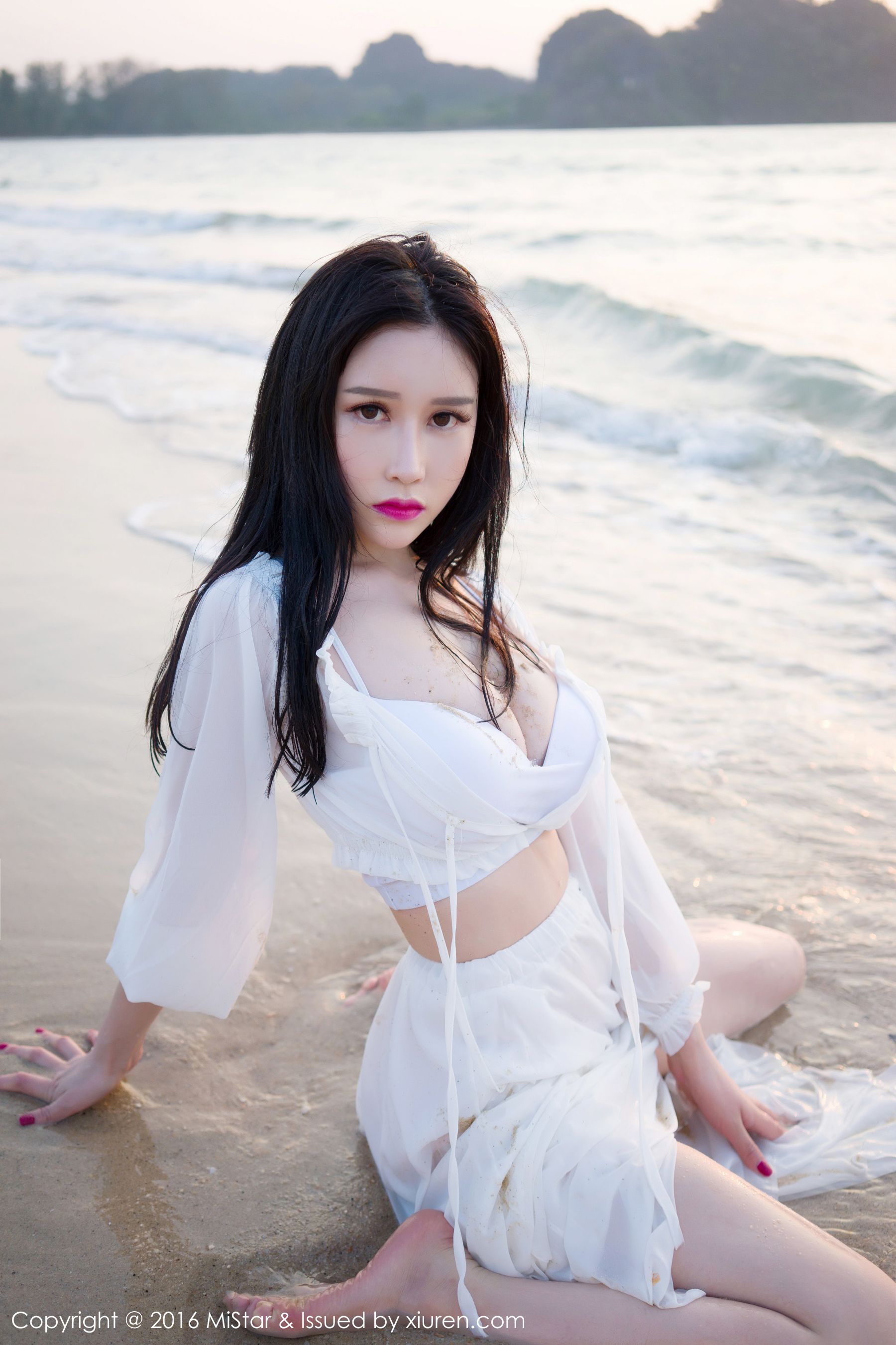 于姬Una《兰卡威旅拍》海滩长裙+泳装  Vol.106-图18