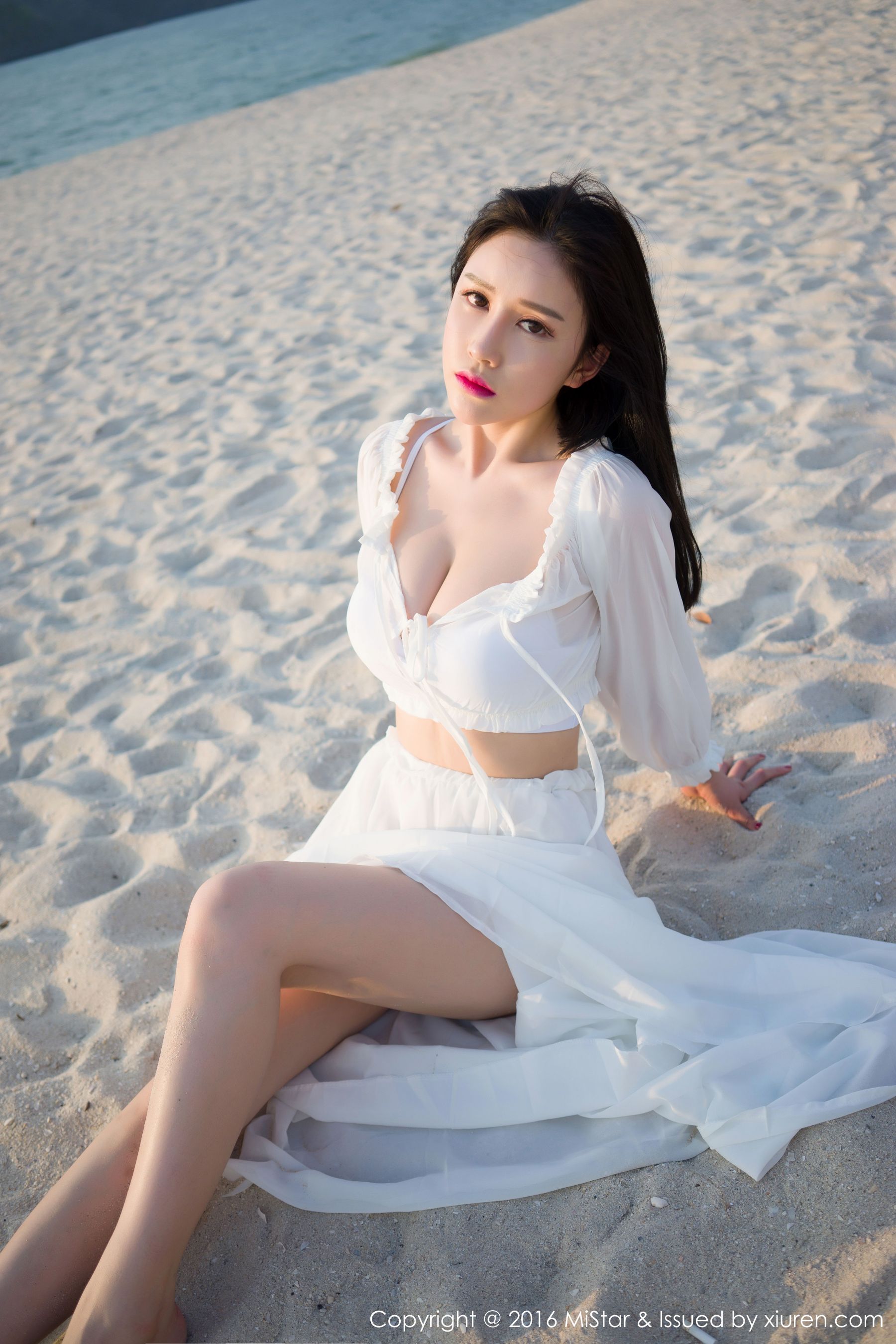 于姬Una《兰卡威旅拍》海滩长裙+泳装  Vol.106-图1