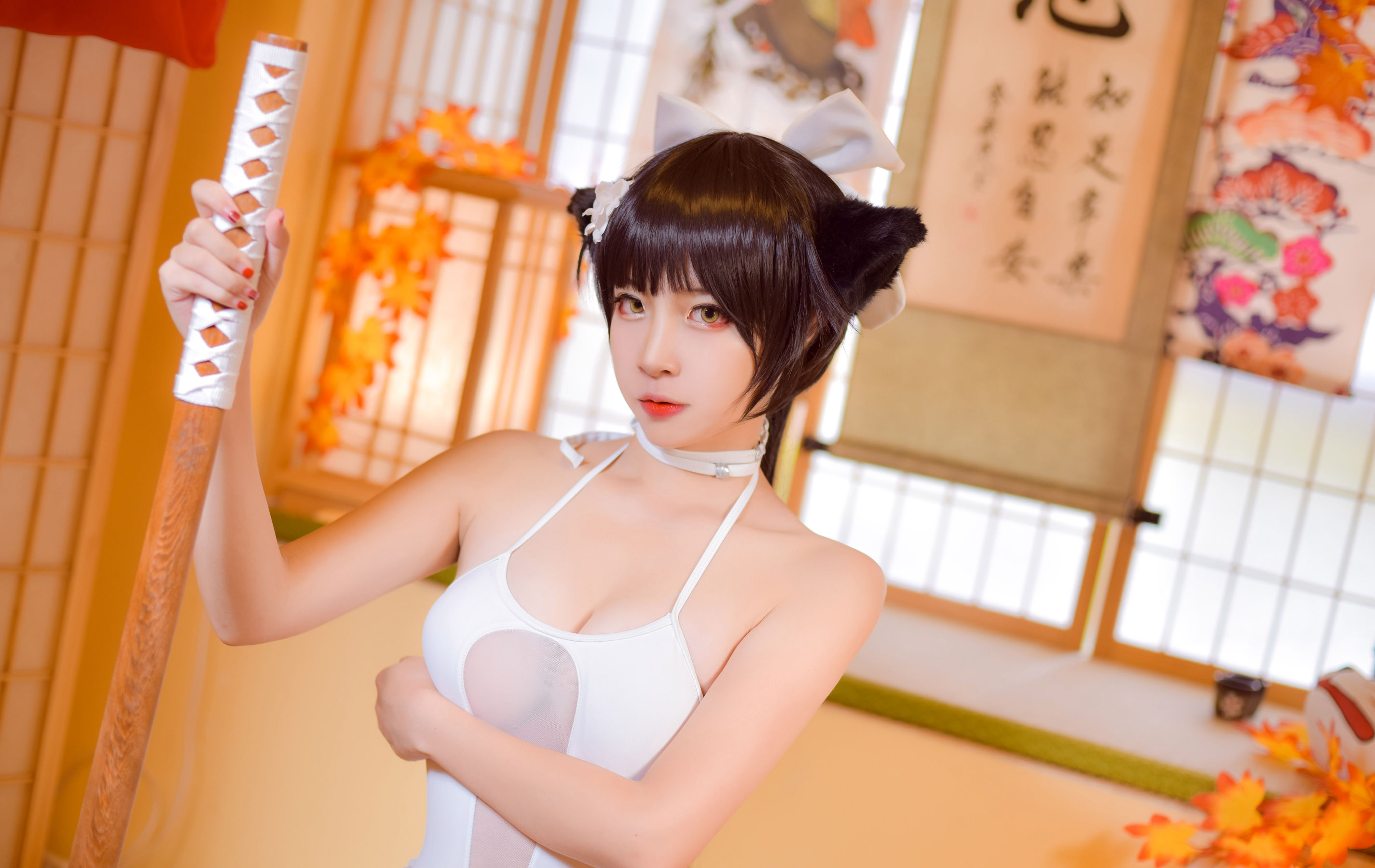 人气Coser二佐Nisa - 高雄泳装-图1