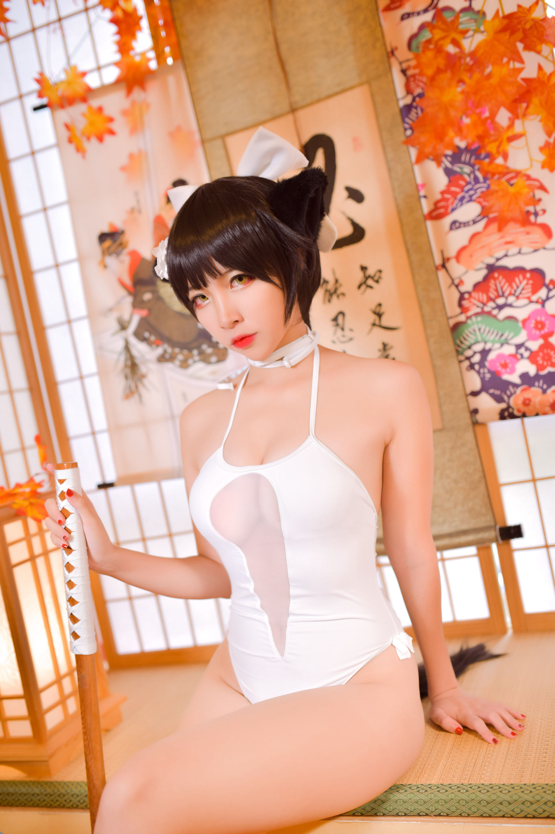 人气Coser二佐Nisa - 高雄泳装-图19