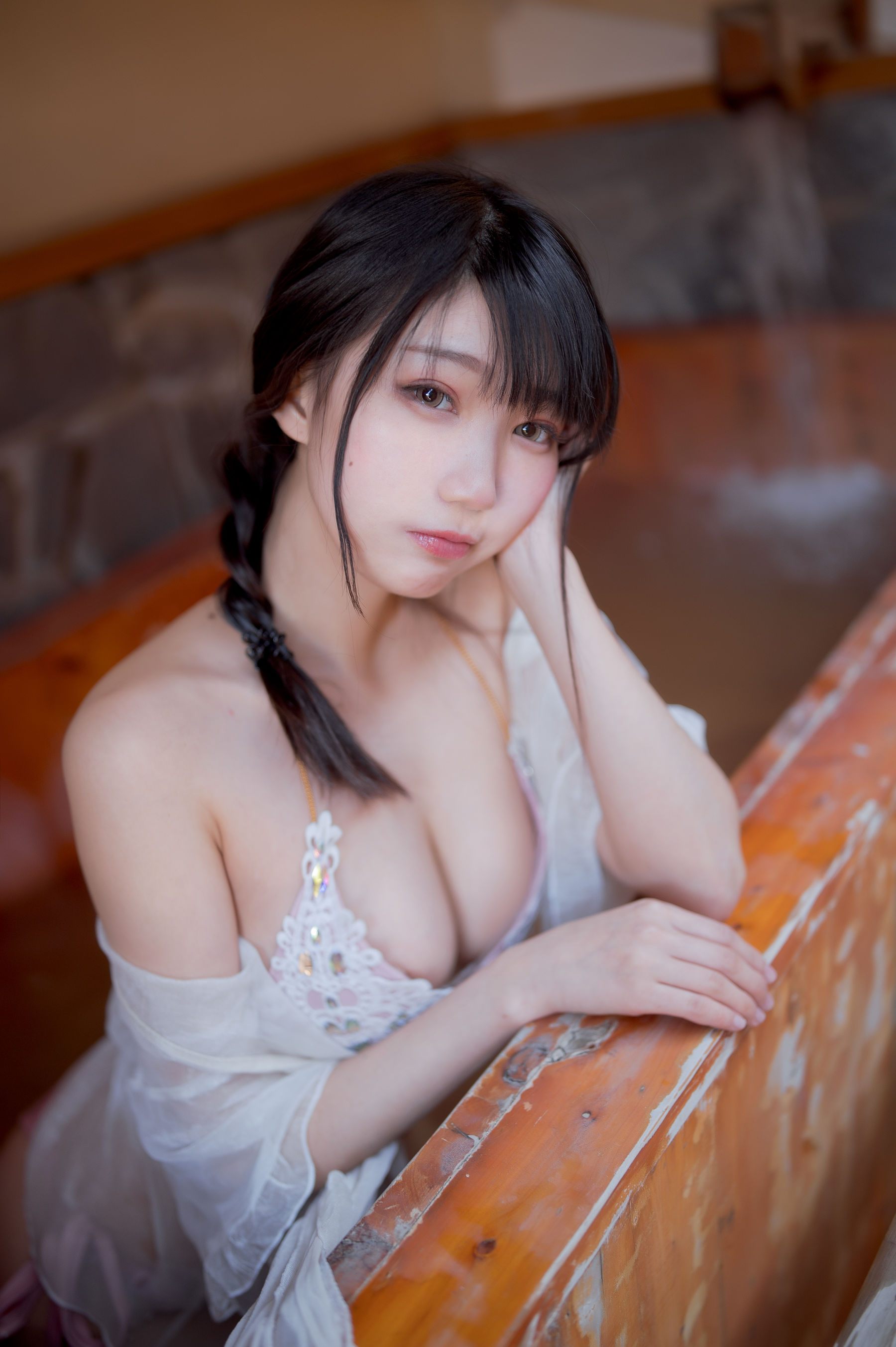 周叽是可爱兔兔 - 温泉女友-图26