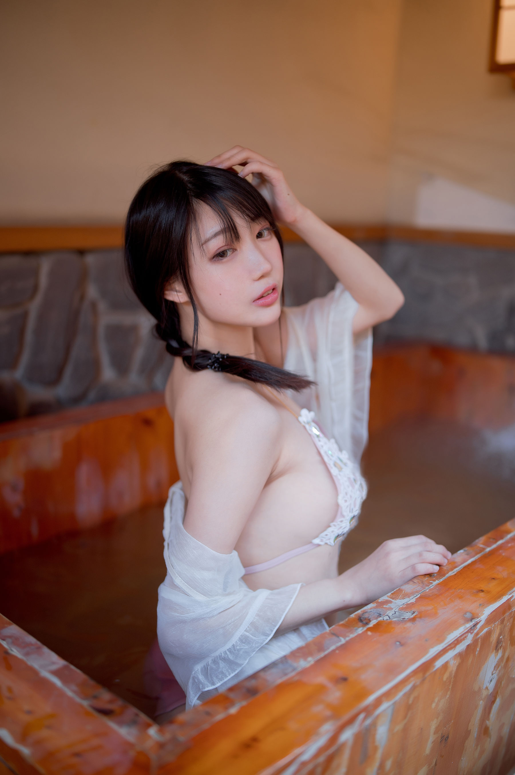 周叽是可爱兔兔 - 温泉女友-图8